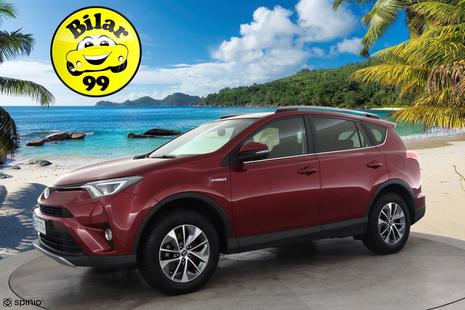 Toyota RAV4 2018 2,5 Hybrid AWD Hybrid Edition * ACC / LED / P.Kamera / Koukku / Navi / Kaistavahti / Keyless * - Suomi-auto / Kahdet renkaat aluvanteilla / Merkkihuollot