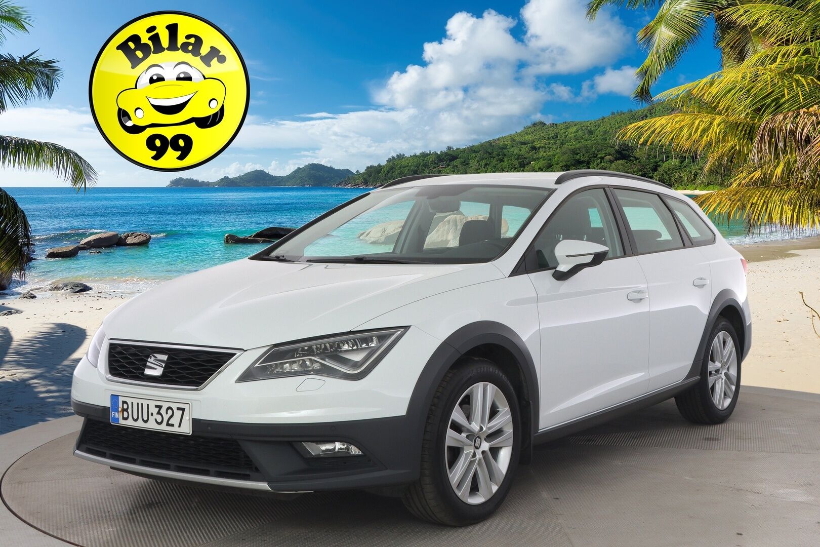 Seat LEON X-PERIENCE 2018 2,0 TDI 150 4Drive Business DSG * Led-valot / iroitettava vetokoukku / puolinahkapenkit!* - Edullinen ja hyvin huollettu / perhekäyttöön soveltuva / huippu neliveto!