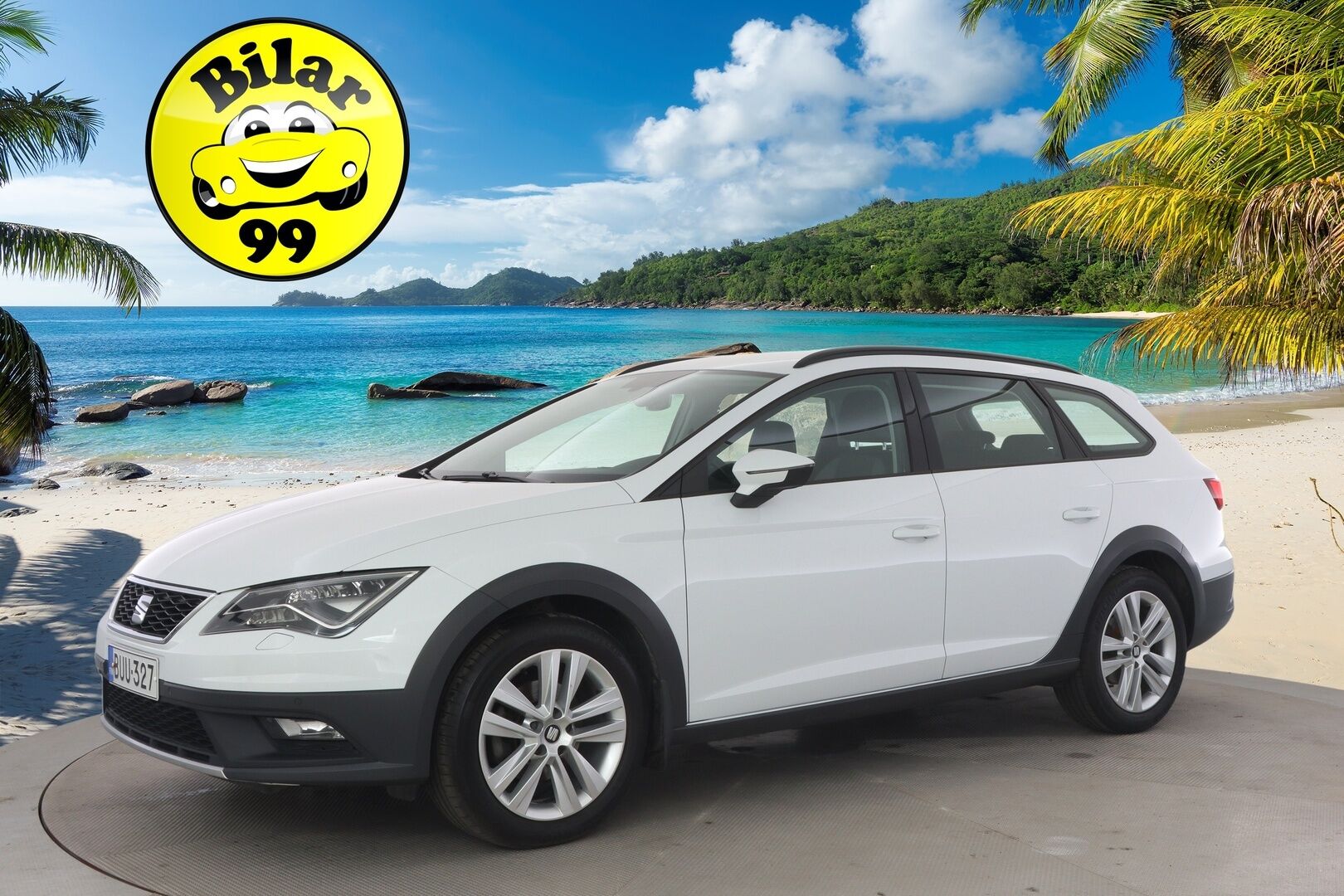 Seat LEON X-PERIENCE 2018 2,0 TDI 150 4Drive Business DSG * Led-valot / iroitettava vetokoukku / puolinahkapenkit!* - Edullinen ja hyvin huollettu / perhekäyttöön soveltuva / huippu neliveto!