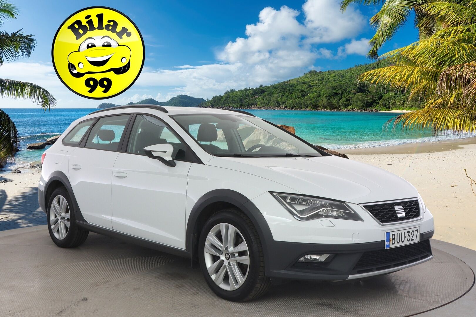 Seat LEON X-PERIENCE 2018 2,0 TDI 150 4Drive Business DSG * Led-valot / iroitettava vetokoukku / puolinahkapenkit!* - Edullinen ja hyvin huollettu / perhekäyttöön soveltuva / huippu neliveto!