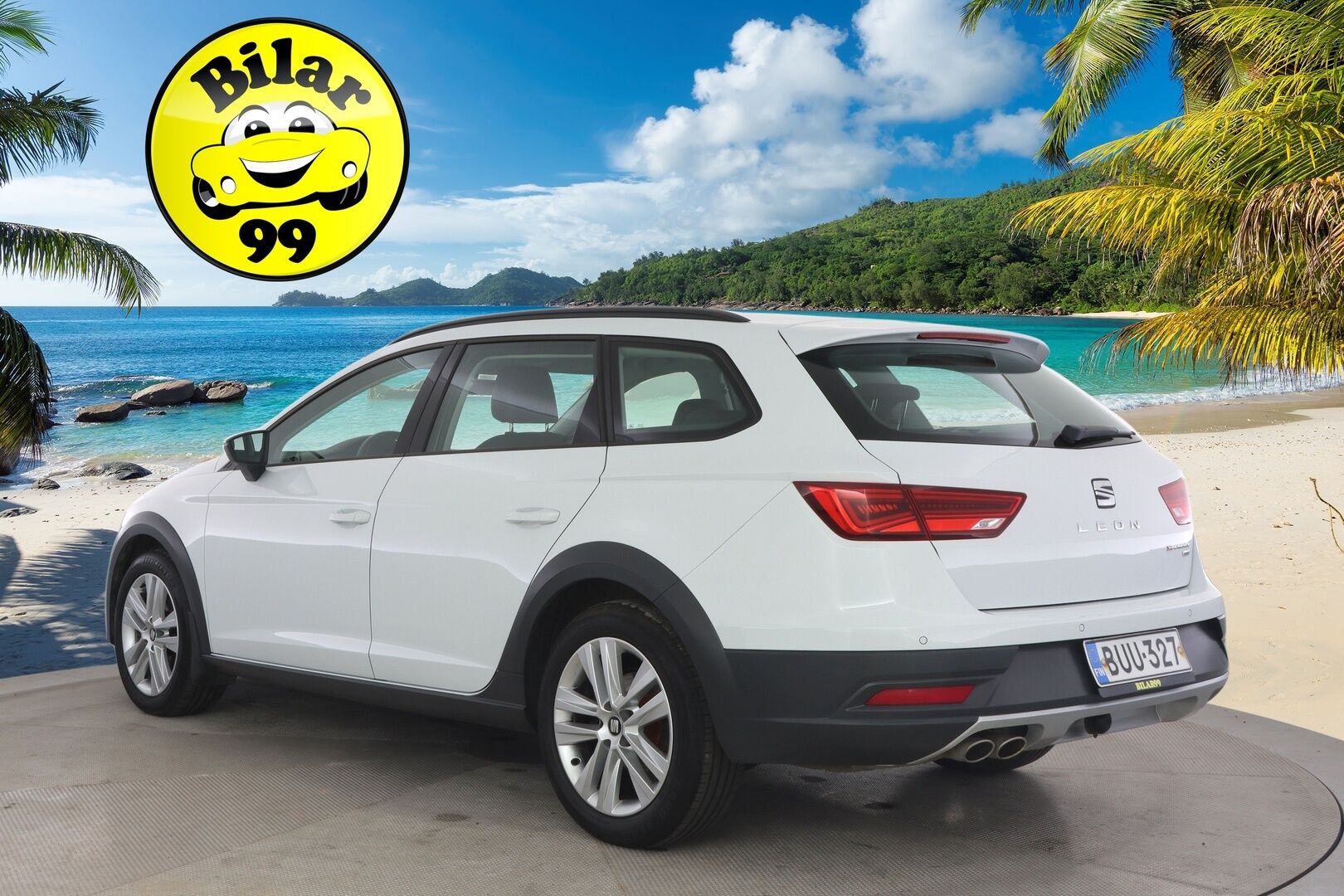 Seat LEON X-PERIENCE 2018 2,0 TDI 150 4Drive Business DSG * Led-valot / iroitettava vetokoukku / puolinahkapenkit!* - Edullinen ja hyvin huollettu / perhekäyttöön soveltuva / huippu neliveto!