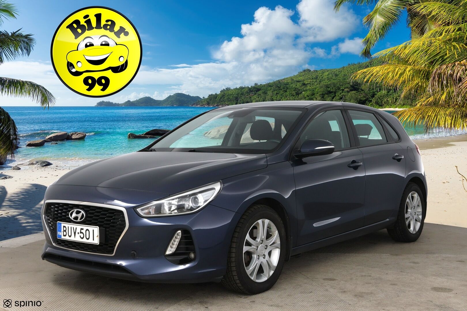 Hyundai i30 5d 2017 1,4 T-GDI 7DCT-aut. fresh plus / Suomi-Auto / P-kamera / Vakkari / Lohkolämmitin - Taloudellinen vaihtoehto !