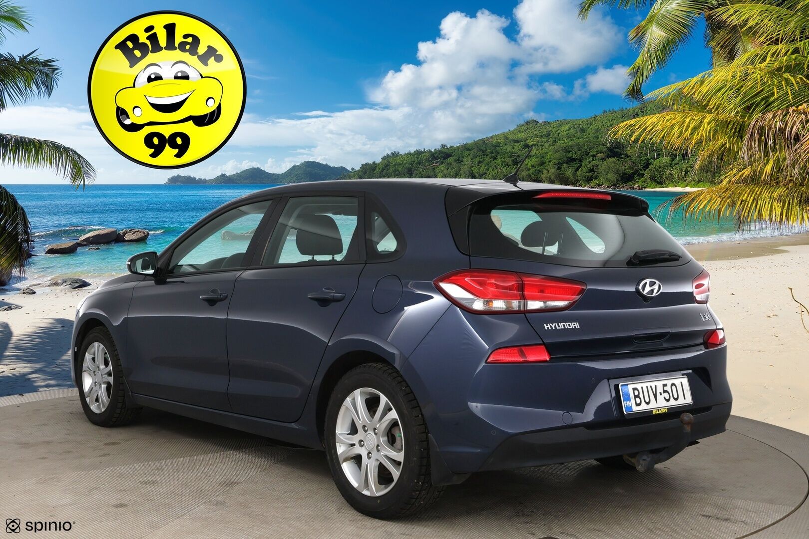Hyundai i30 5d 2017 1,4 T-GDI 7DCT-aut. fresh plus / Suomi-Auto / P-kamera / Vakkari / Lohkolämmitin - Taloudellinen vaihtoehto ! - HULLUT JOULUT KORKOTARJOUS 2,49% 