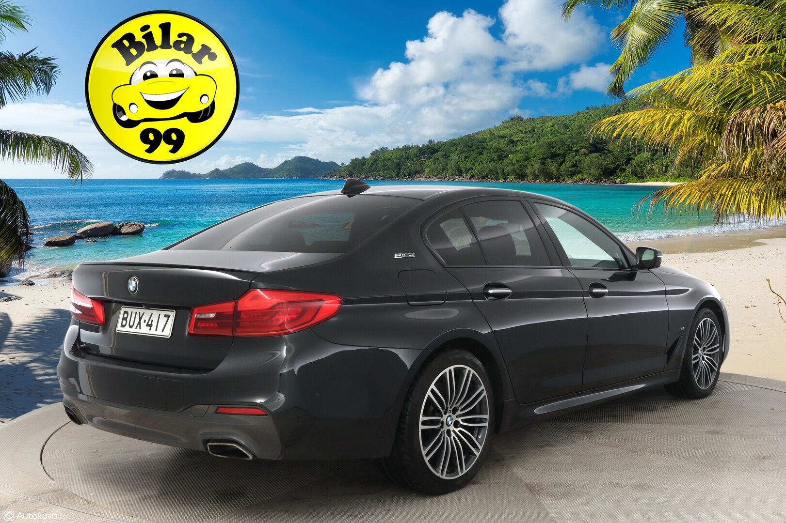 BMW 530 2017 G30 530e A iPerformance M-Sport - *Panorama / HUD / H&K / 360 kamera / ACC / Digimittaristo / BLIS / Prof. Navi / Adapt. LED-ajovalot / Comfort-penkit muistilla*