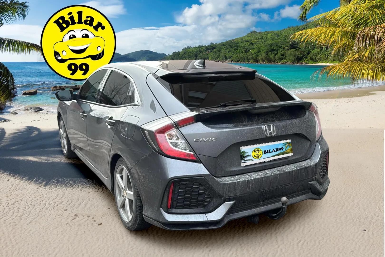 Honda Civic 2018 HB 129 hv Sport AT / Adapt.vakkari / Koukku / Lohko / P.kamera / Kaistavahti - Hihna tehty / Juuri katsastettu ja huollettu / Tulossa myyntiin!