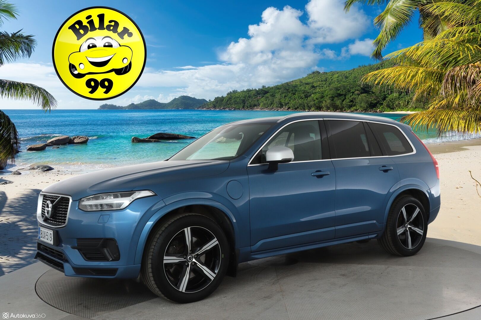 Volvo XC90 2018 T8 Twin Engine AWD R-Design aut **Panorama / Adapt.vakkari / Ilma-alusta / 360-kamera / Koukku / Full-LED** - 3,99 % KORKOTARJOUS TÄHÄN AUTOON - Akku kuntotarkastettu