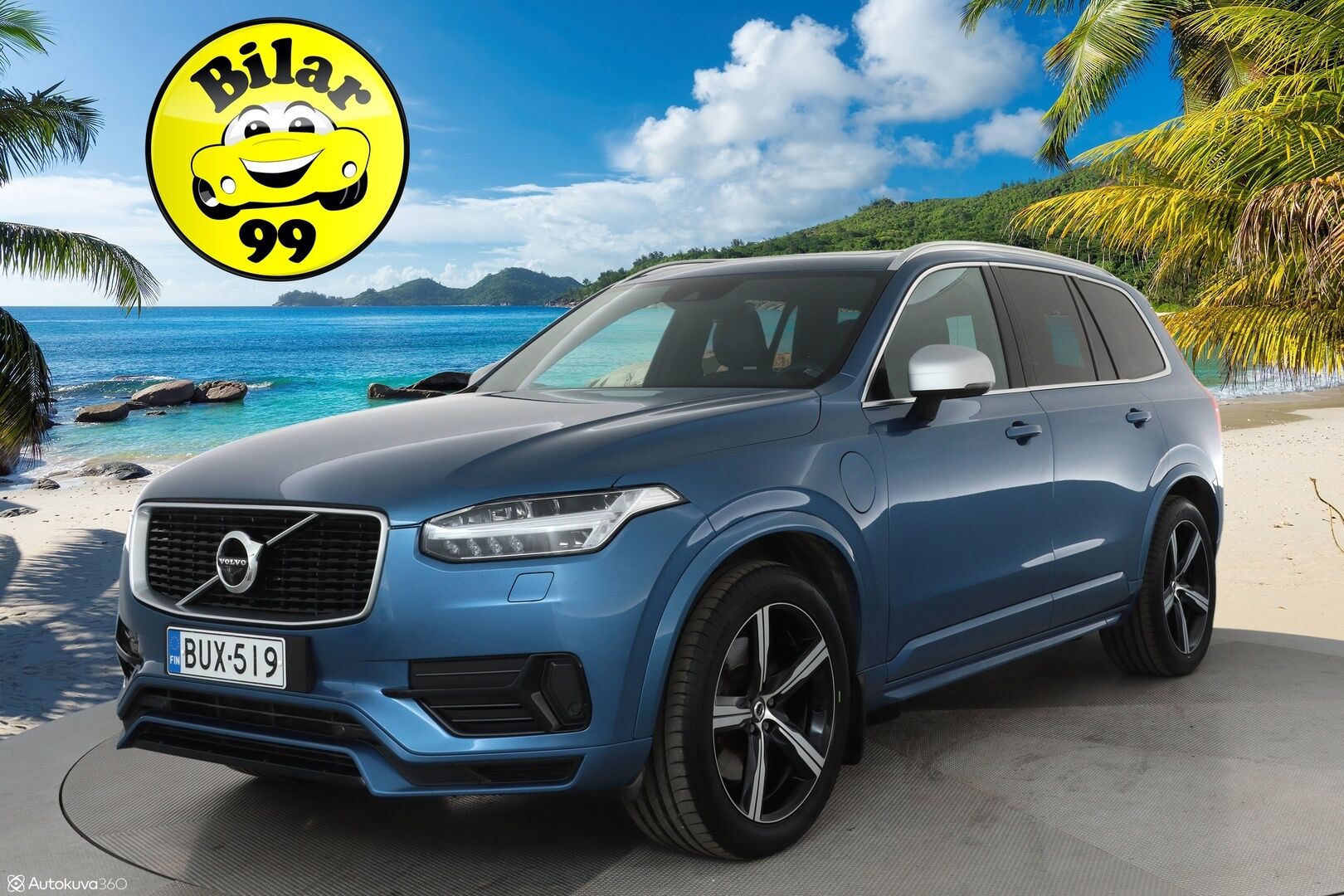 Volvo XC90 2018 T8 Twin Engine AWD R-Design aut **Panorama / Adapt.vakkari / Ilma-alusta / 360-kamera / Koukku / Full-LED** - 3,99 % KORKOTARJOUS TÄHÄN AUTOON - Akku kuntotarkastettu