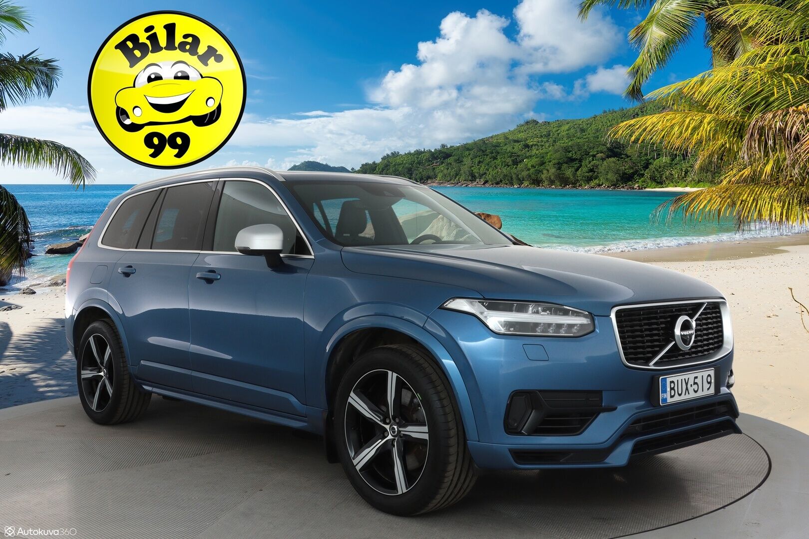 Volvo XC90 2018 T8 Twin Engine AWD R-Design aut **Panorama / Adapt.vakkari / Ilma-alusta / 360-kamera / Koukku / Full-LED** - 3,99 % KORKOTARJOUS TÄHÄN AUTOON - Akku kuntotarkastettu
