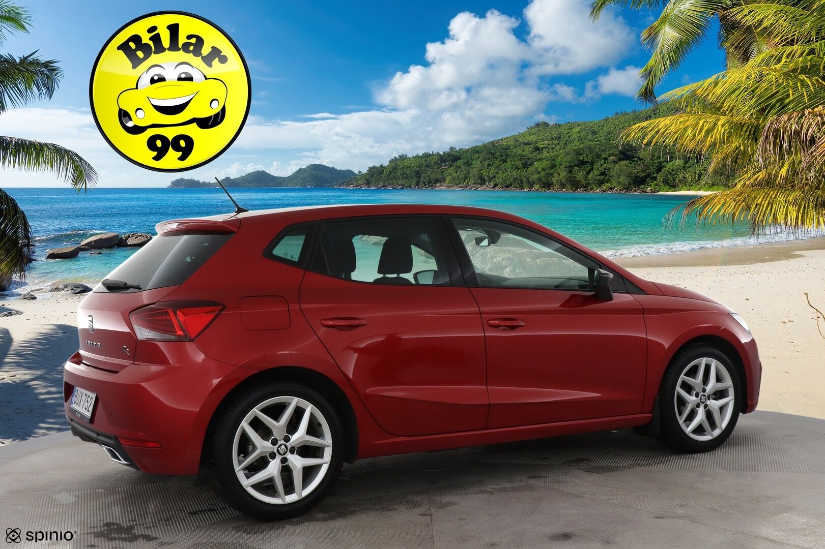 Seat Ibiza 2018 1,0 EcoTSI 115 FR DSG / Webasto / Adapt. vakkari / Sporttipenkit / Apple&Android / LED-valot / Tutkat - 2x Seatin Aluvanteet / Suomi-auto / Uudenveroiset nastat!