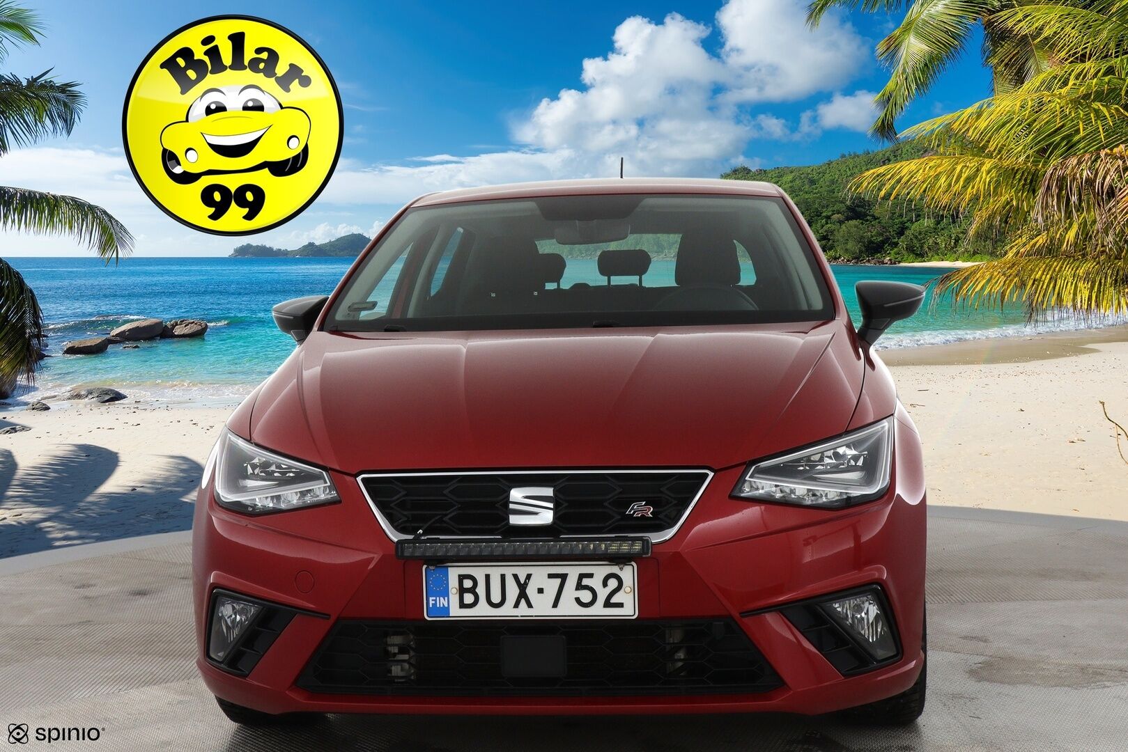 Seat Ibiza 2018 1,0 EcoTSI 115 FR DSG / Webasto / Adapt. vakkari / Sporttipenkit / Apple&Android / LED-valot / Tutkat - 2x Seatin Aluvanteet / Suomi-auto / Uudenveroiset nastat!