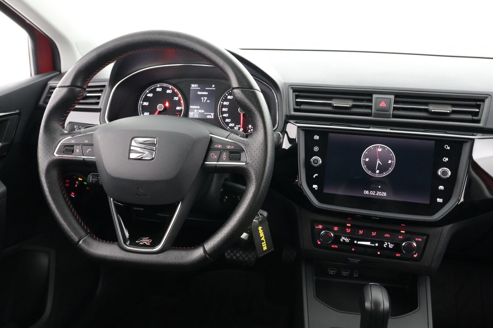 Seat Ibiza 2018 1,0 EcoTSI 115 FR DSG / Webasto / Adapt. vakkari / Sporttipenkit / Apple&Android / LED-valot / Tutkat - 2x Seatin Aluvanteet / Suomi-auto / Uudenveroiset nastat!