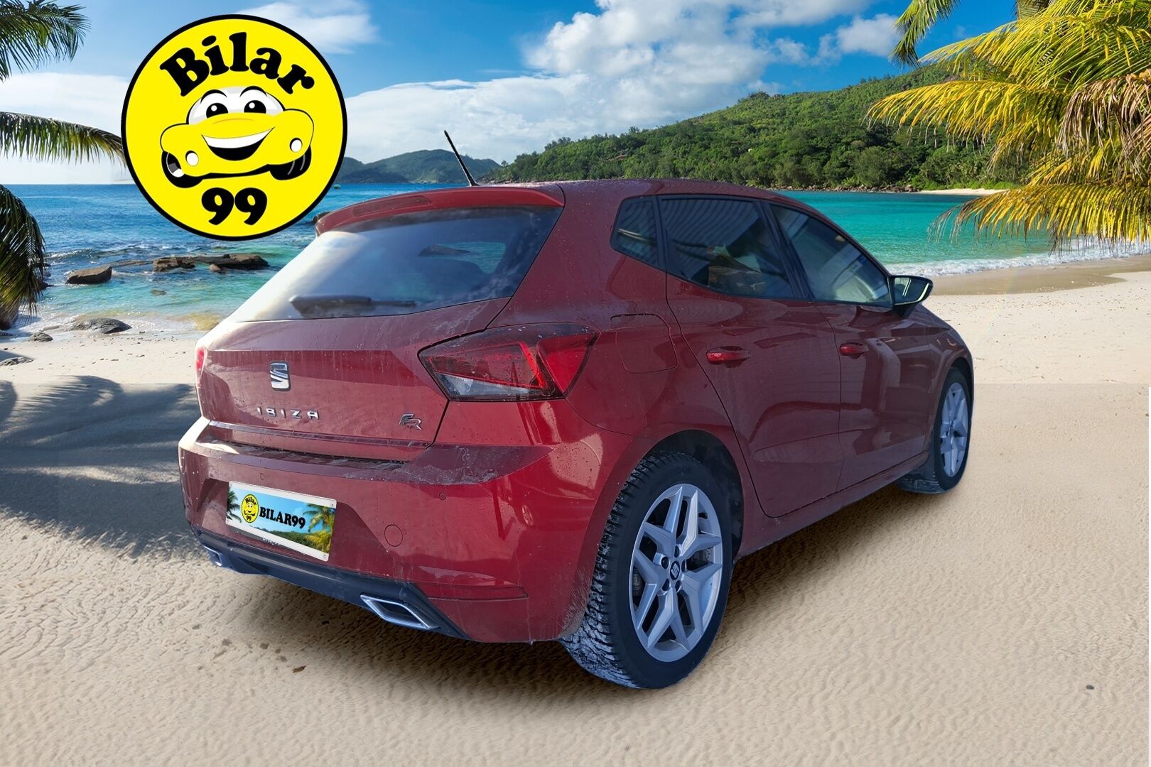 Seat Ibiza 2018 1,0 EcoTSI 115 FR DSG / Webasto / Adapt. vakkari / Sporttipenkit / Apple&Android / LED-valot / Tutkat - 2x Seatin Aluvanteet / Suomi-auto / Uudenveroiset nastat!