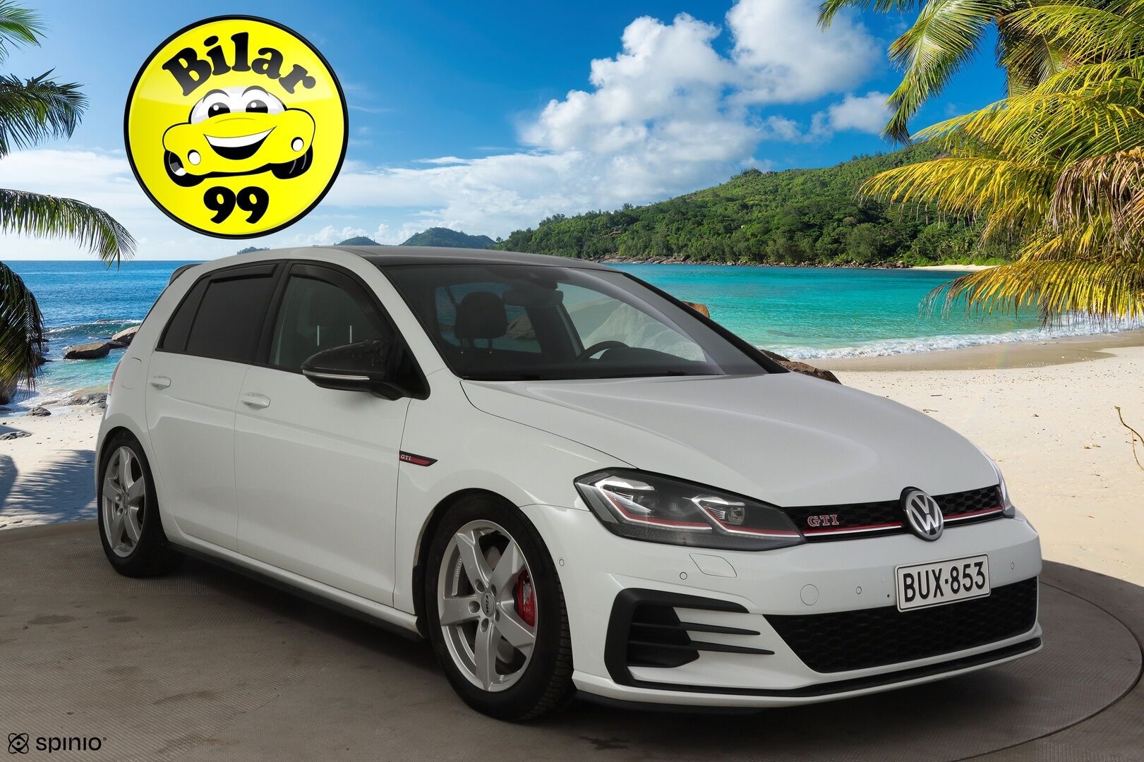 Volkswagen Golf 2018 GTI Performance 2,0 TSI 180 kW (245 hv) DSG-automaatti * / Webasto / Kattoikkuna / Blis / Acc / Kamera / Muistipenkit / Putkisto / Merkkihuollettu / Digimittaristo / * - Juuri huollettu Performance GTI mielettömän kovilla varusteilla & järeällä putkistolla / H&R madallusjouset, hiilikuitu spoileri & nahkapenkit