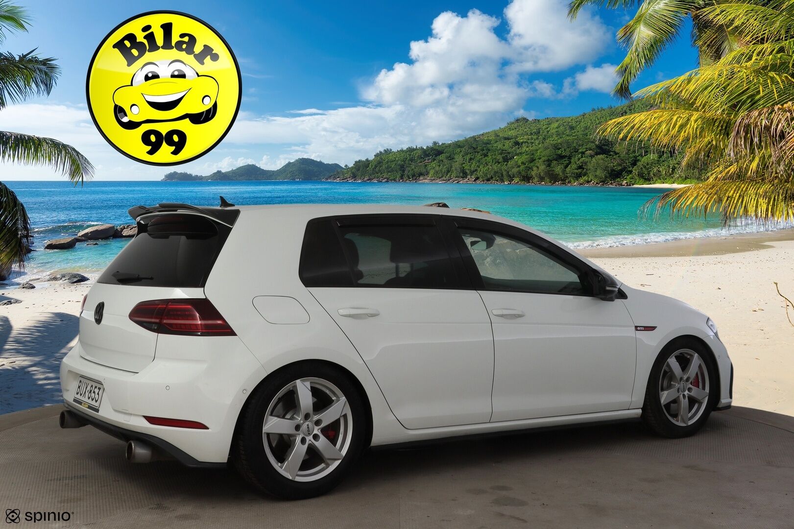 Volkswagen Golf 2018 GTI Performance 2,0 TSI 180 kW (245 hv) DSG-automaatti * / Webasto / Kattoikkuna / Blis / Acc / Kamera / Muistipenkit / Putkisto / Merkkihuollettu / Digimittaristo / * - Juuri huollettu Performance GTI mielettömän kovilla varusteilla & järeällä putkistolla / H&R madallusjouset, hiilikuitu spoileri & nahkapenkit