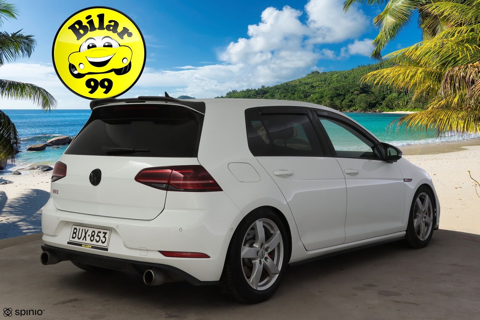 Volkswagen Golf 2018 GTI Performance 2,0 TSI 180 kW (245 hv) DSG-automaatti * / Webasto / Kattoikkuna / Blis / Acc / Kamera / Muistipenkit / Putkisto / Merkkihuollettu / Digimittaristo / * - Juuri huollettu Performance GTI mielettömän kovilla varusteilla & järeällä putkistolla / H&R madallusjouset, hiilikuitu spoileri & nahkapenkit