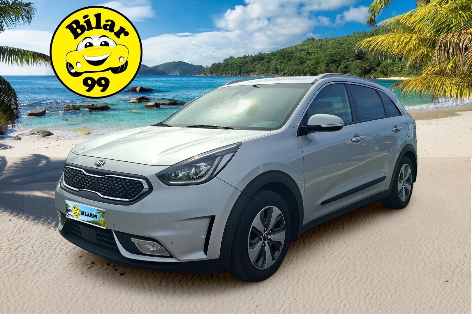 Kia Niro 2018 1,6 GDI Hybrid EX DCT - Suomiauto | Vetokoukku | Adapt.Vakkari | Peruutuskamera | Navi | Lohko&Sisäpistoke | Puolinahkasisusta | Juuri tullut Tampereelle!