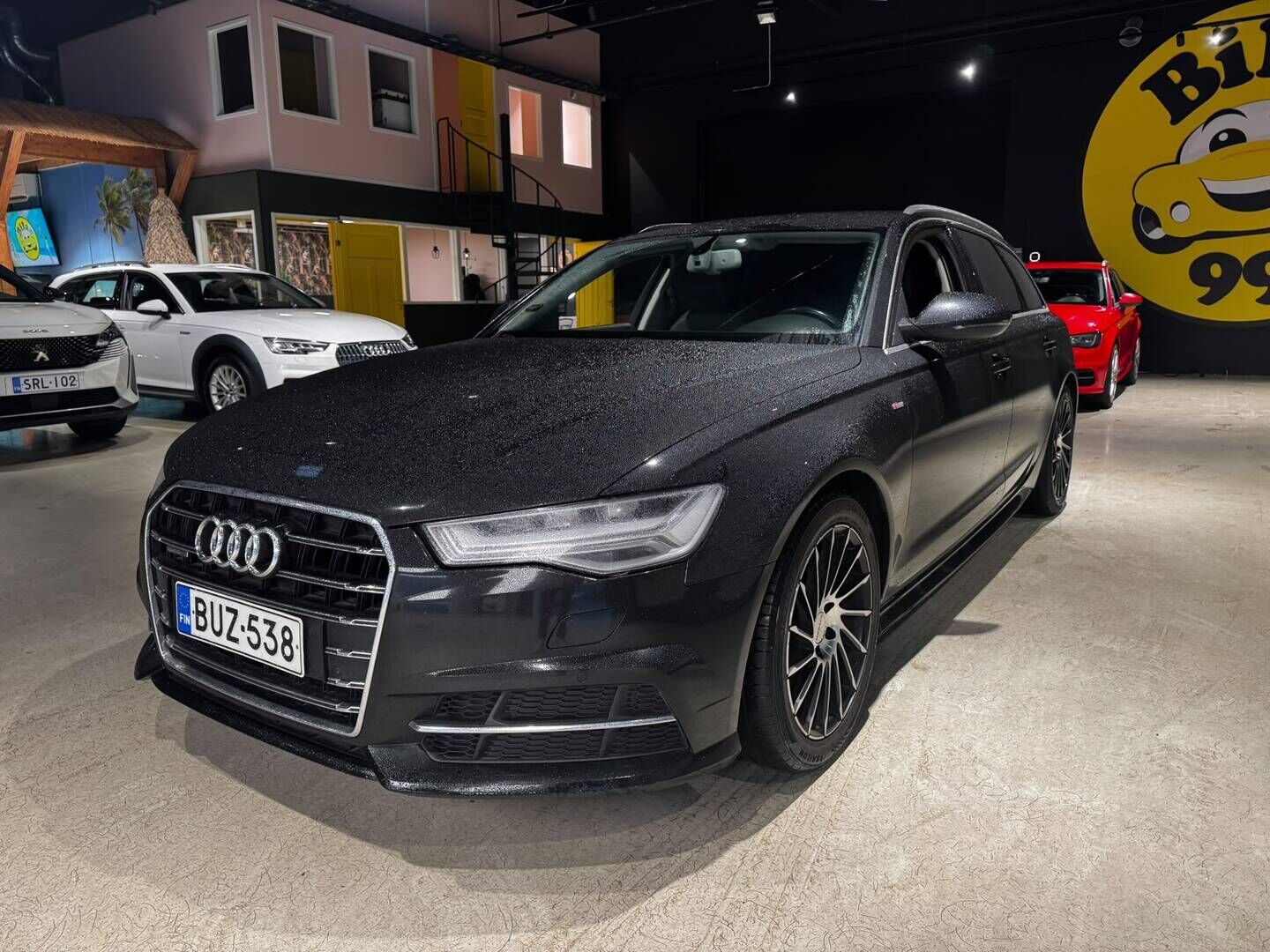 Audi A6 2018 Avant S line Business Sport 2,0 TDI 140 kW quattro S tronic - Suomiauto | Webasto | Ilma-Alusta | Audi Sound System | Peruutuskamera | LED | Nahka-Alcantara | Sähköluukku | Näyttävä!