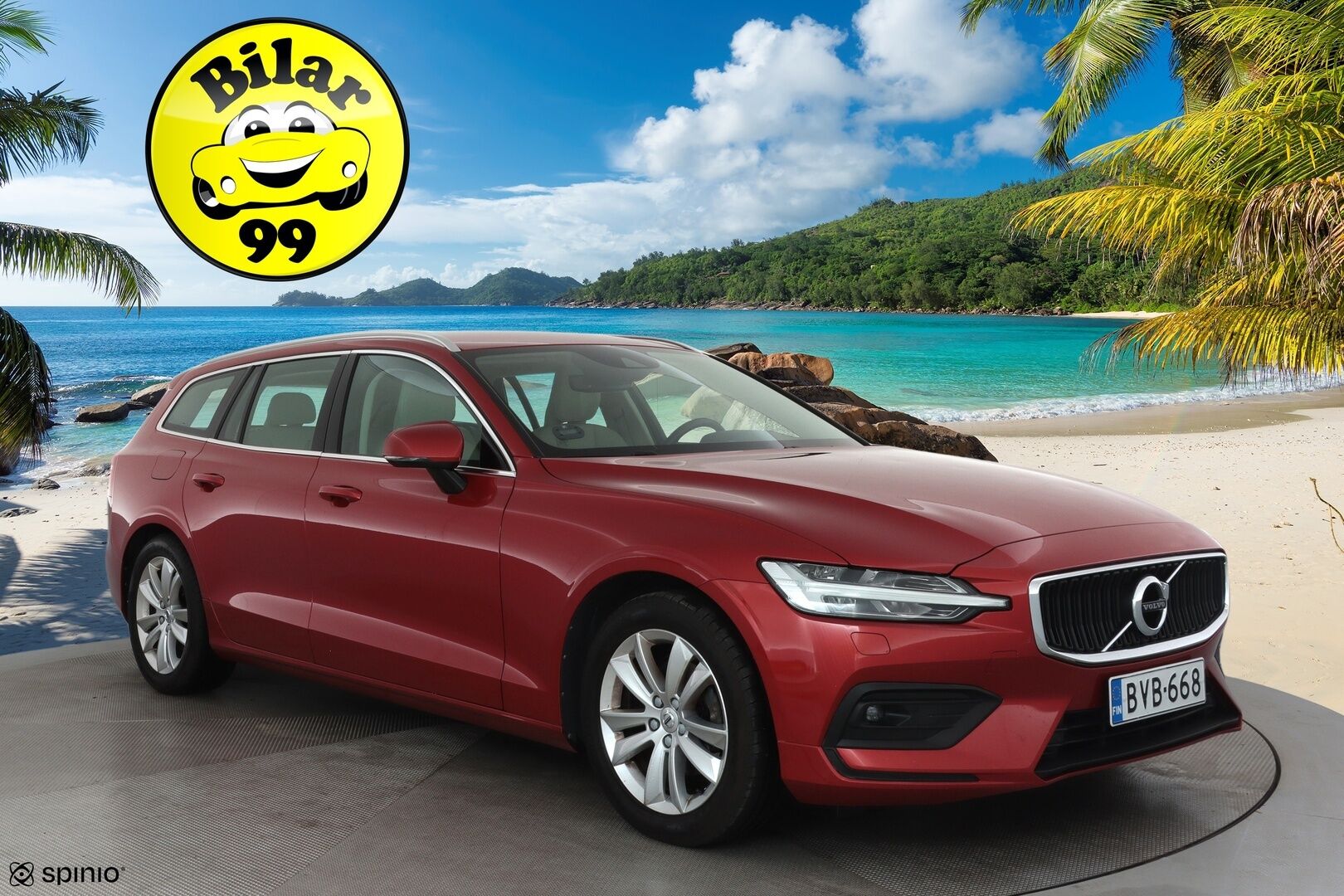 Volvo V60 2019 D3 Business aut **Webasto / Koukku / Adapt.Vakkari / Full-LED / P.kamera / Sporttipenkki Muistilla / Navi / Keyless** - Suomi-auto / Kahdet Renkaat