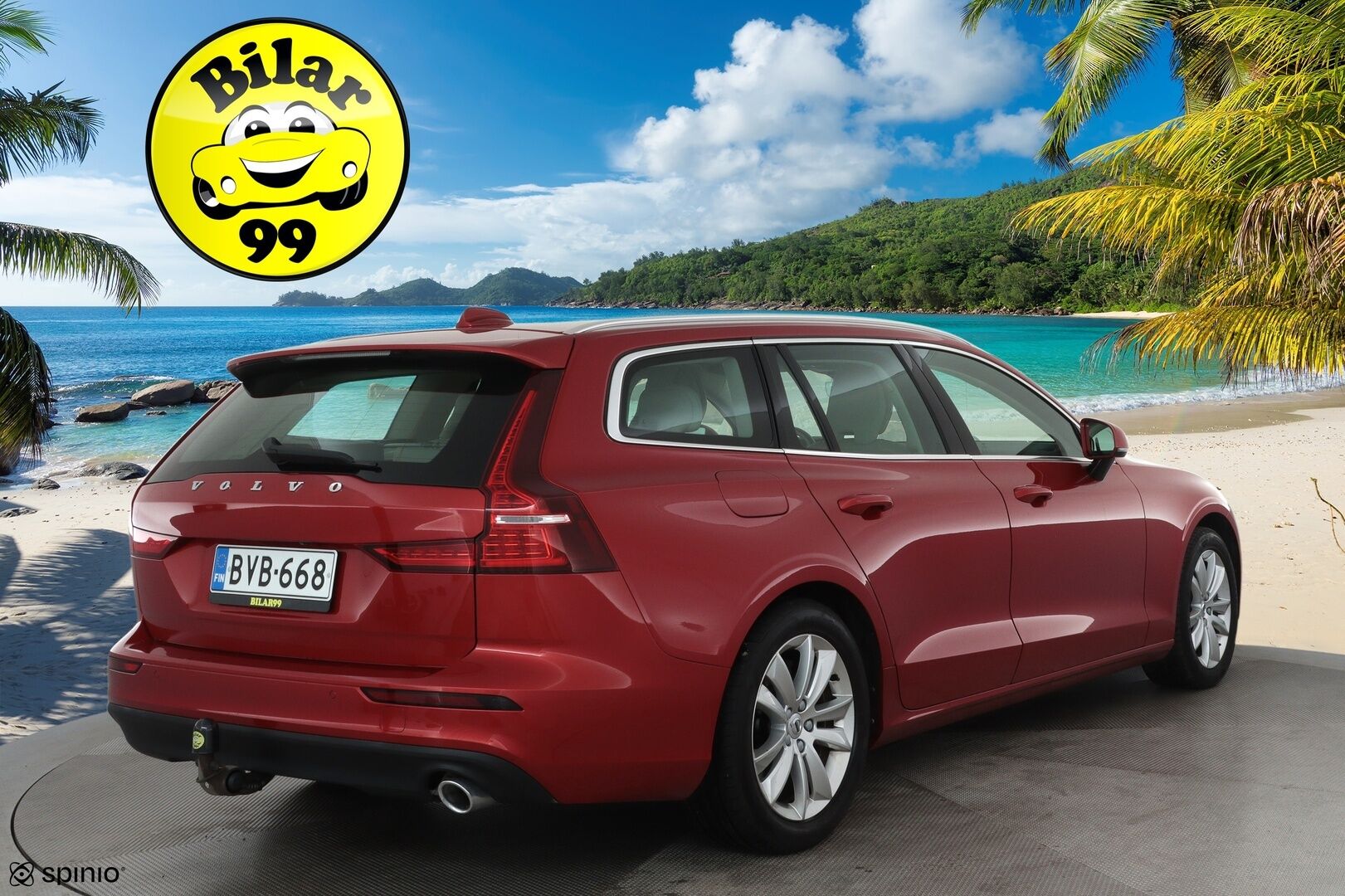 Volvo V60 2019 D3 Business aut **Webasto / Koukku / Adapt.Vakkari / Full-LED / P.kamera / Sporttipenkki Muistilla / Navi / Keyless** - Suomi-auto / Kahdet Renkaat