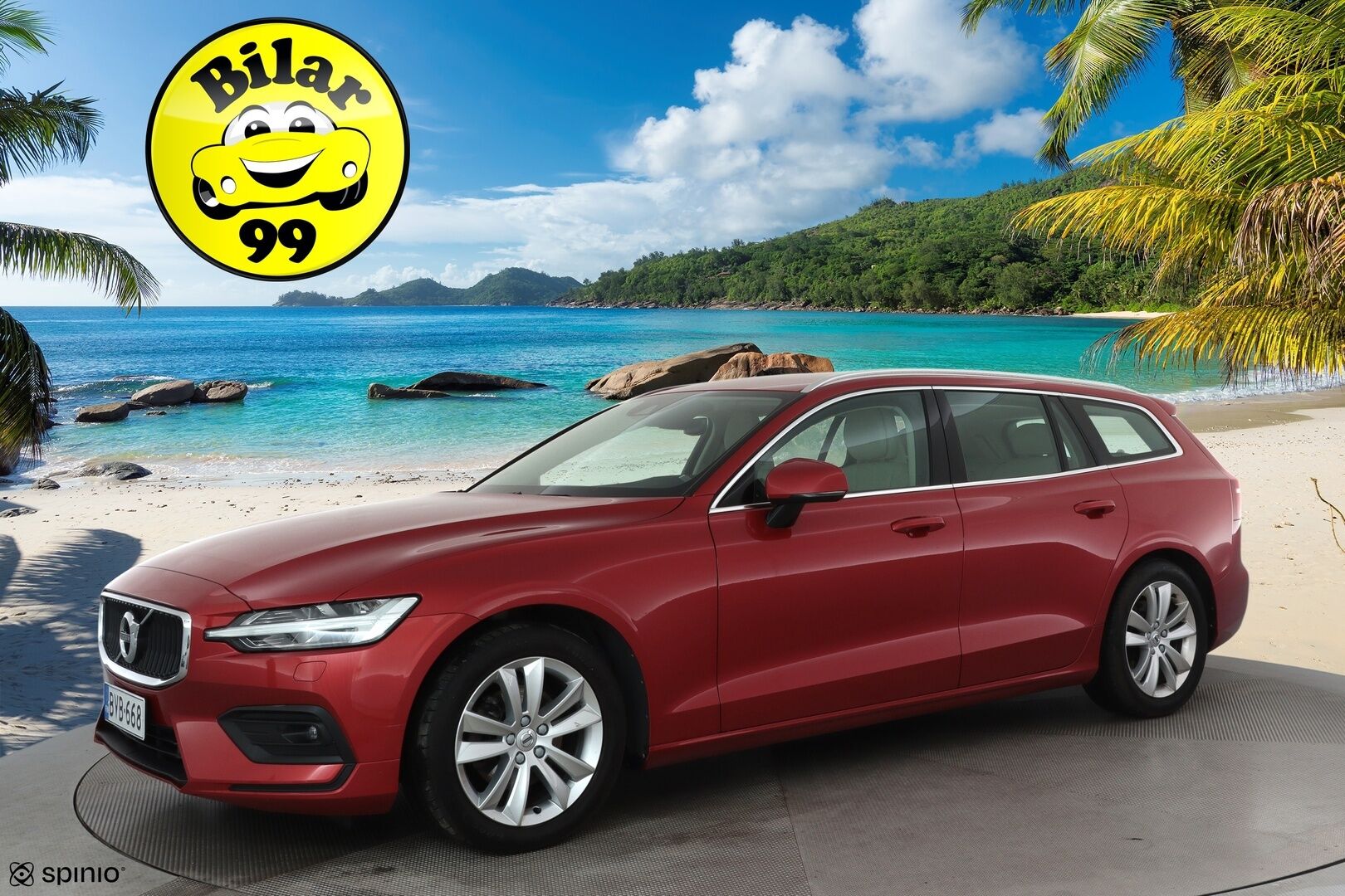 Volvo V60 2019 D3 Business aut **Webasto / Koukku / Adapt.Vakkari / Full-LED / P.kamera / Sporttipenkki Muistilla / Navi / Keyless** - Suomi-auto / Kahdet Renkaat