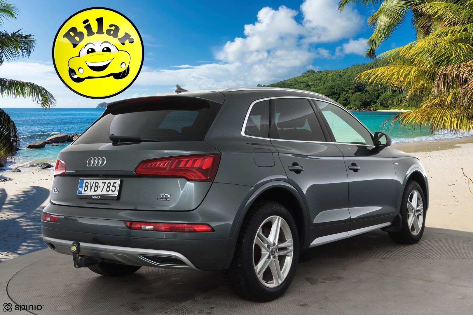 Audi Q5 2018 Business Sport 2,0 TDI 120 kW quattro S tronic - Suomi-auto | Vakkari | Koukku | Webasto | Matrix-LED | P.kamera | Sporttipenkit