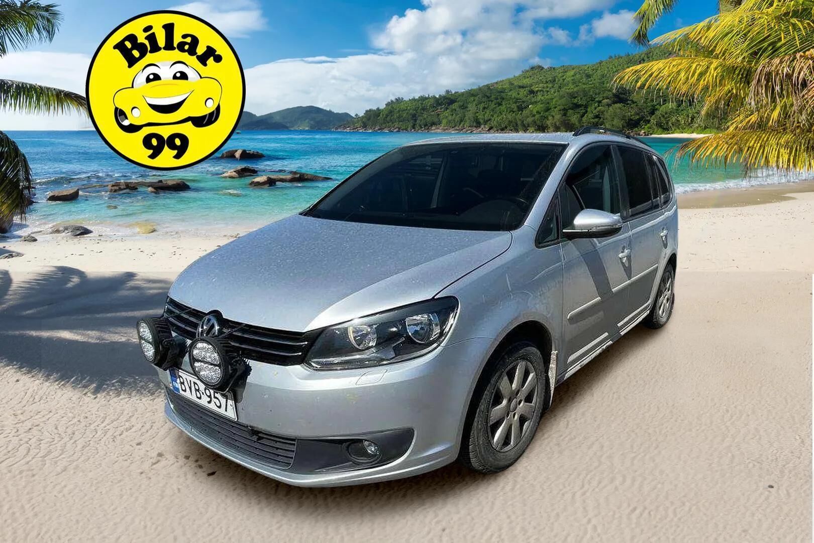 Volkswagen Touran 2014 Comfortline 1,6 TDI 7-p *Lasikatto / Vakkari / Tutkat.* - * jakohihna vaihdettu 189tkm 25.2.2025 /  hyvin huollettu / Juuri katsastettu*