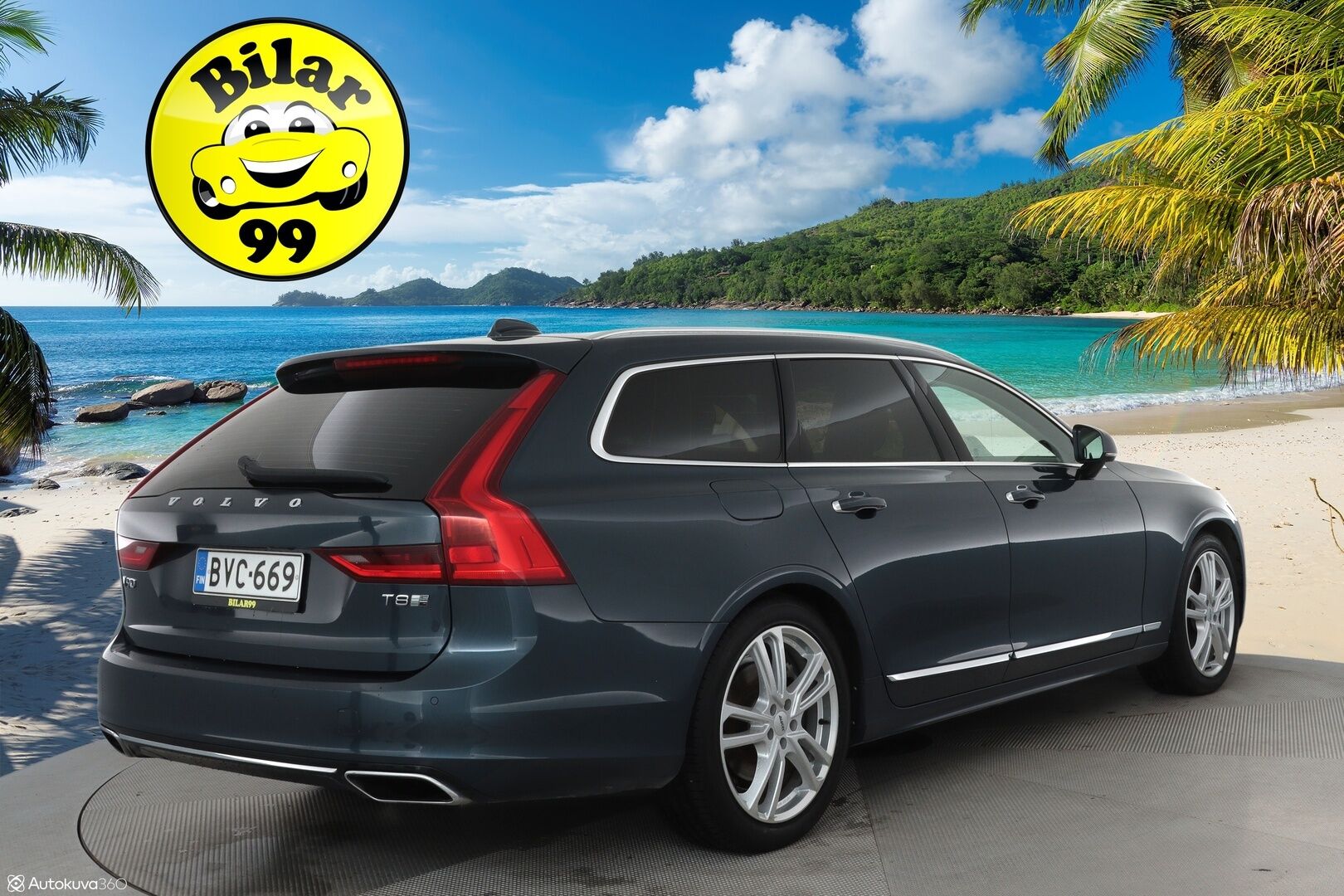 Volvo V90 2019 T8 AWD Inscription aut **Webasto / Koukku / Adapt.Vakkari / Full-LED / P.Kamera / Sporttipenkki Muistilla / Navi** - Suomi-auto / 2x Latauskaapelit / Kahdet Renkaat