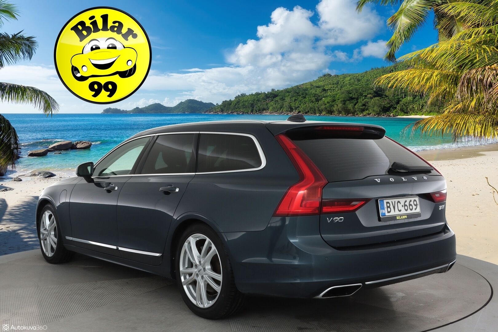Volvo V90 2019 T8 AWD Inscription aut **Webasto / Koukku / Adapt.Vakkari / Full-LED / P.Kamera / Sporttipenkki Muistilla / Navi** - Suomi-auto / 2x Latauskaapelit / Kahdet Renkaat