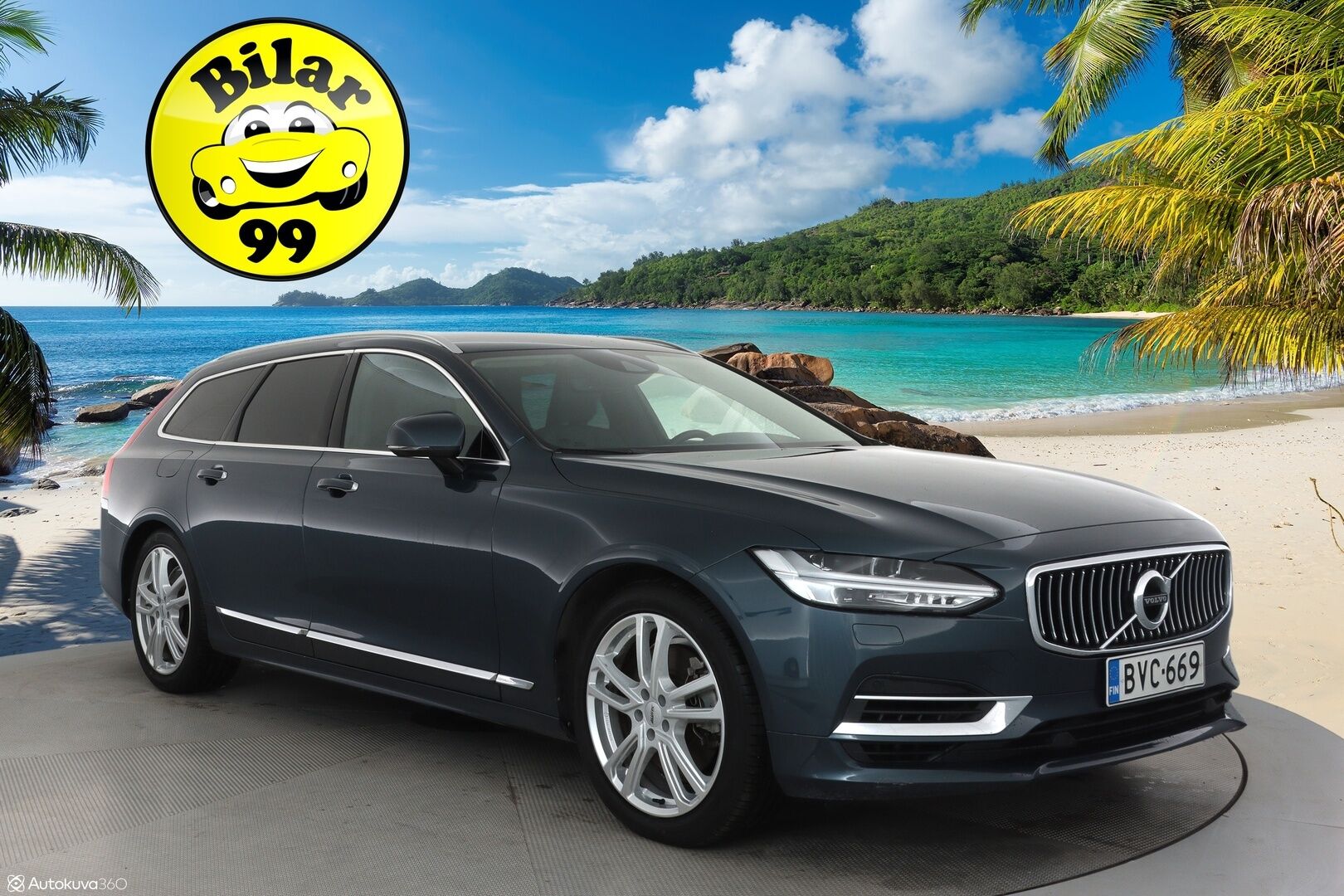 Volvo V90 2019 T8 AWD Inscription aut **Webasto / Koukku / Adapt.Vakkari / Full-LED / P.Kamera / Sporttipenkki Muistilla / Navi** - Suomi-auto / 2x Latauskaapelit / Kahdet Renkaat