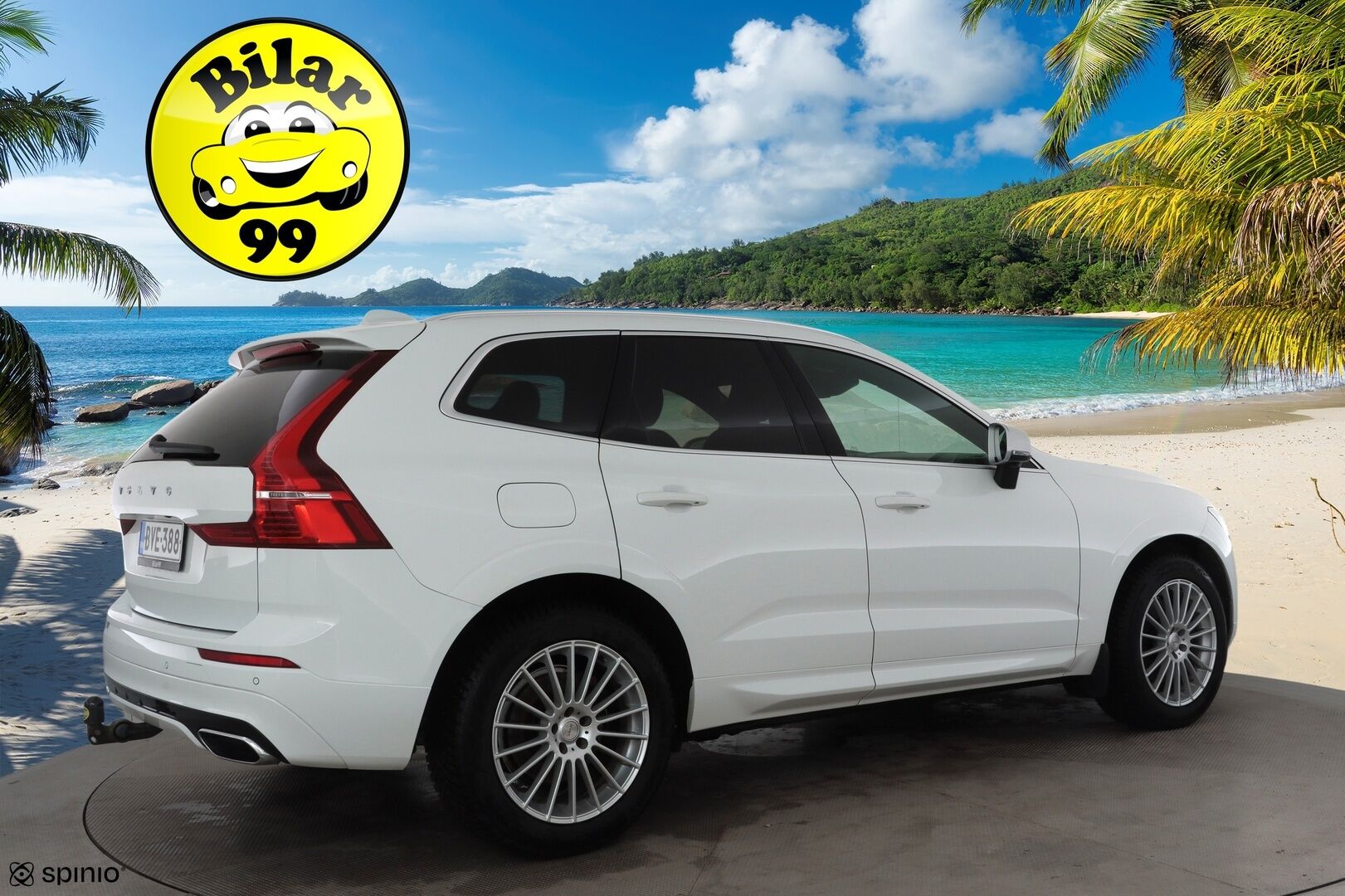 Volvo XC60 2019 D5 AWD R-Design aut * Webasto / Adapt.Vakkari / Koukku / Full LED / Muistipenkki / Nahka-Alcantara / BLIS / Sensus Navi - Suomi-auto / Kahdet renkaat aluvanteilla / Merkkihuollettu - HULLUT JOULUT KORKOTARJOUS 2,49% 