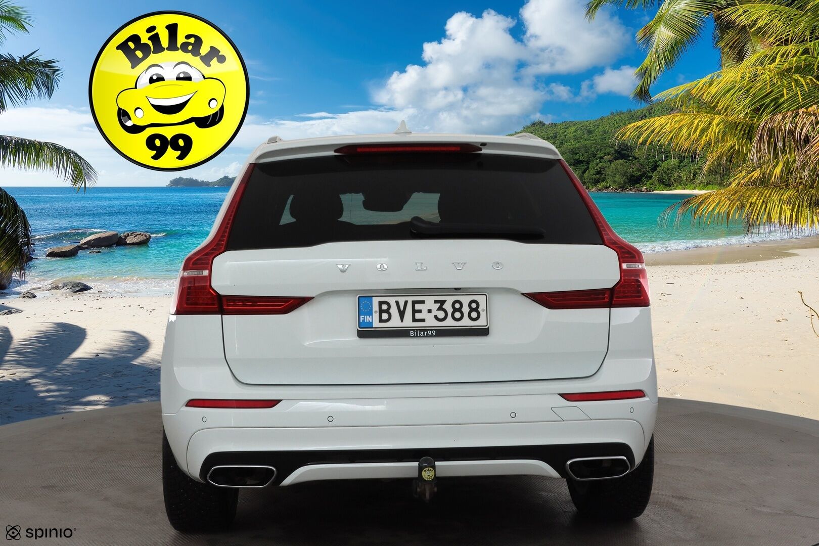 Volvo XC60 2019 D5 AWD R-Design aut * Webasto / Adapt.Vakkari / Koukku / Full LED / Muistipenkki / Nahka-Alcantara / BLIS / Sensus Navi - Suomi-auto / Kahdet renkaat aluvanteilla / Merkkihuollettu