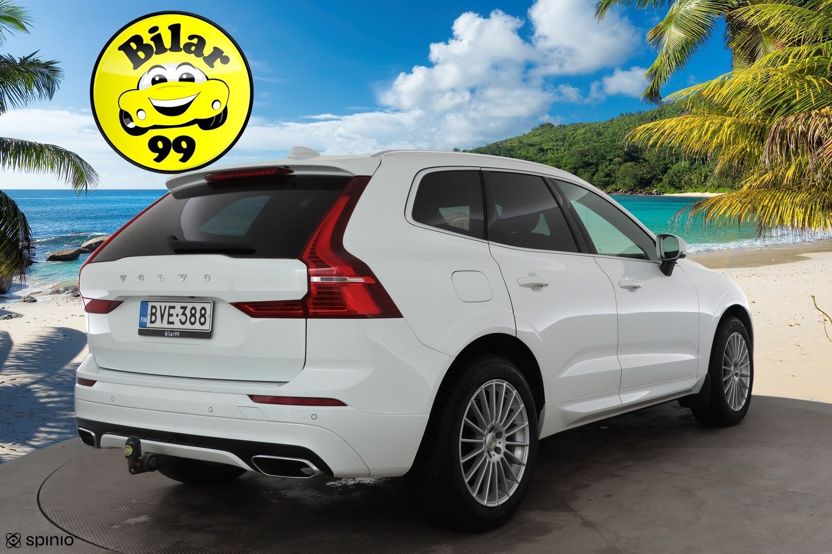 Volvo XC60 2019 D5 AWD R-Design aut * Webasto / Adapt.Vakkari / Koukku / Full LED / Muistipenkki / Nahka-Alcantara / BLIS / Sensus Navi - Suomi-auto / Kahdet renkaat aluvanteilla / Merkkihuollettu - HULLUT JOULUT KORKOTARJOUS 2,49% 