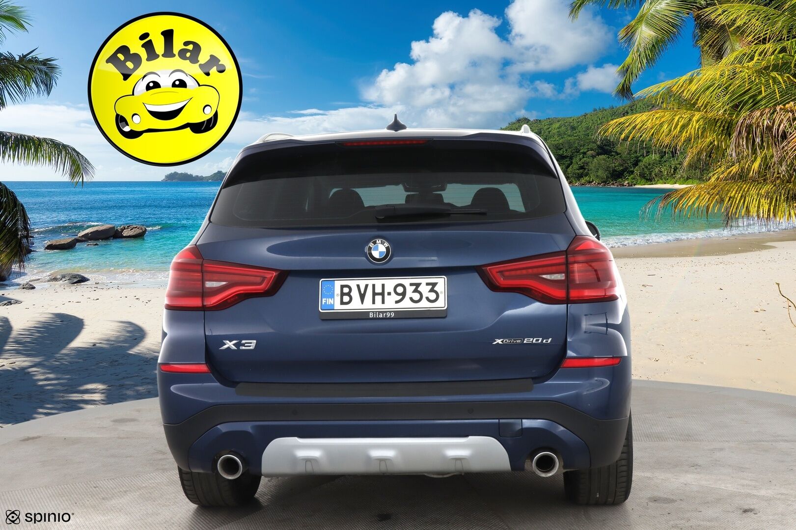 BMW X3 2018 G01 xDrive20d A Business xLine - Suomi-auto / M-Sport sisätilapaketti / Sporttipenkit / Lohkolämmitin / Upea yksilö / Hyvin huollettu / Kahdet renkaat / Harvinainen metalliväri