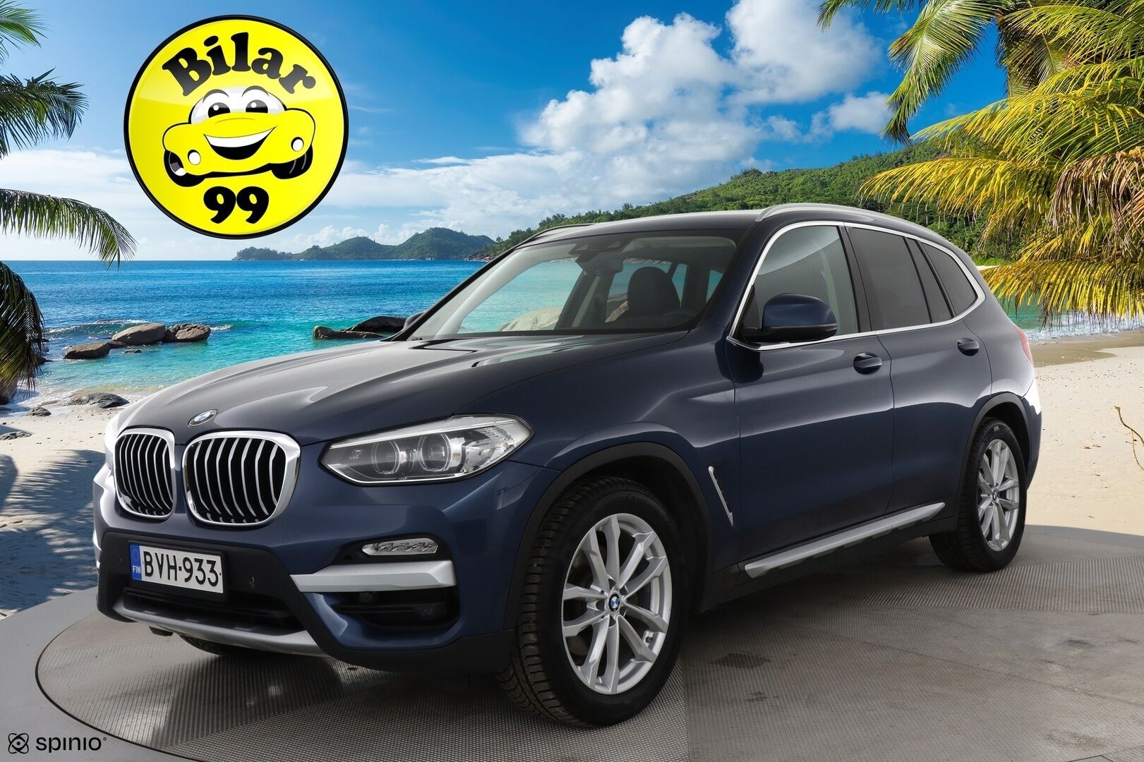 BMW X3 2018 G01 xDrive20d A Business xLine - Suomi-auto / M-Sport sisätilapaketti / Sporttipenkit / Lohkolämmitin / Upea yksilö / Hyvin huollettu / Kahdet renkaat / Harvinainen metalliväri