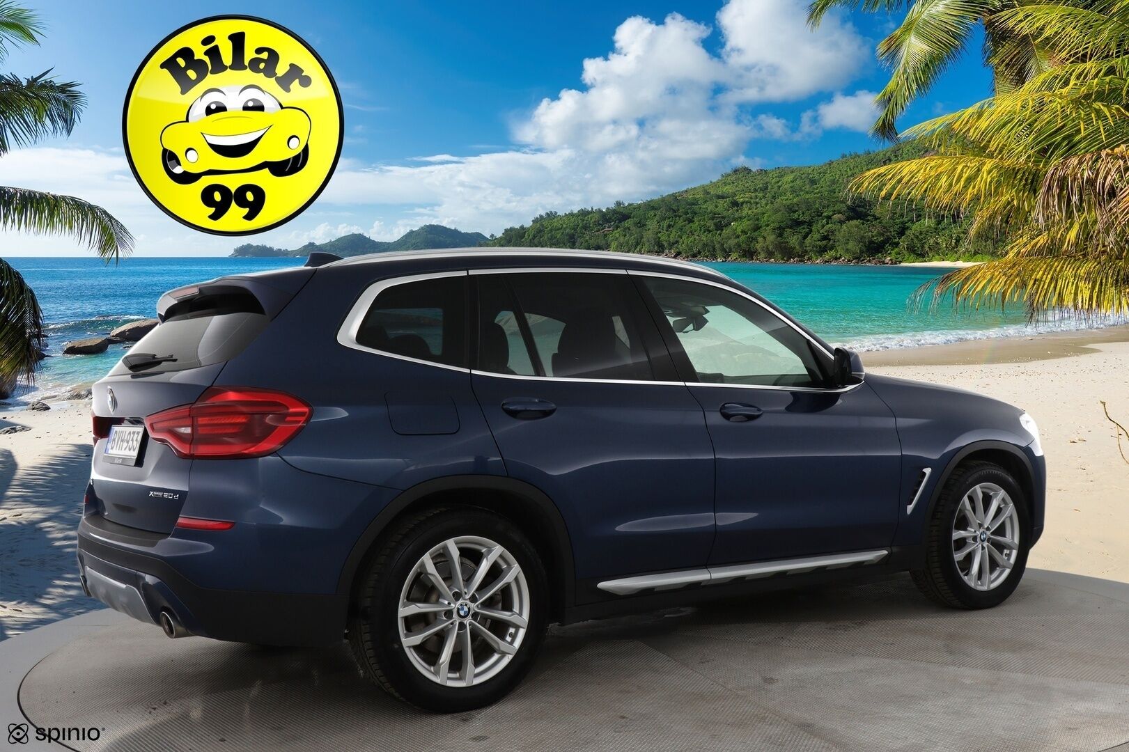 BMW X3 2018 G01 xDrive20d A Business xLine * Suomi-auto / M-Sport sisätilapaketti / Sporttipenkit / Lohkolämmitin * - Upea yksilö / Hyvin huollettu / Kahdet renkaat / Diesel / Harvinainen metalliväri