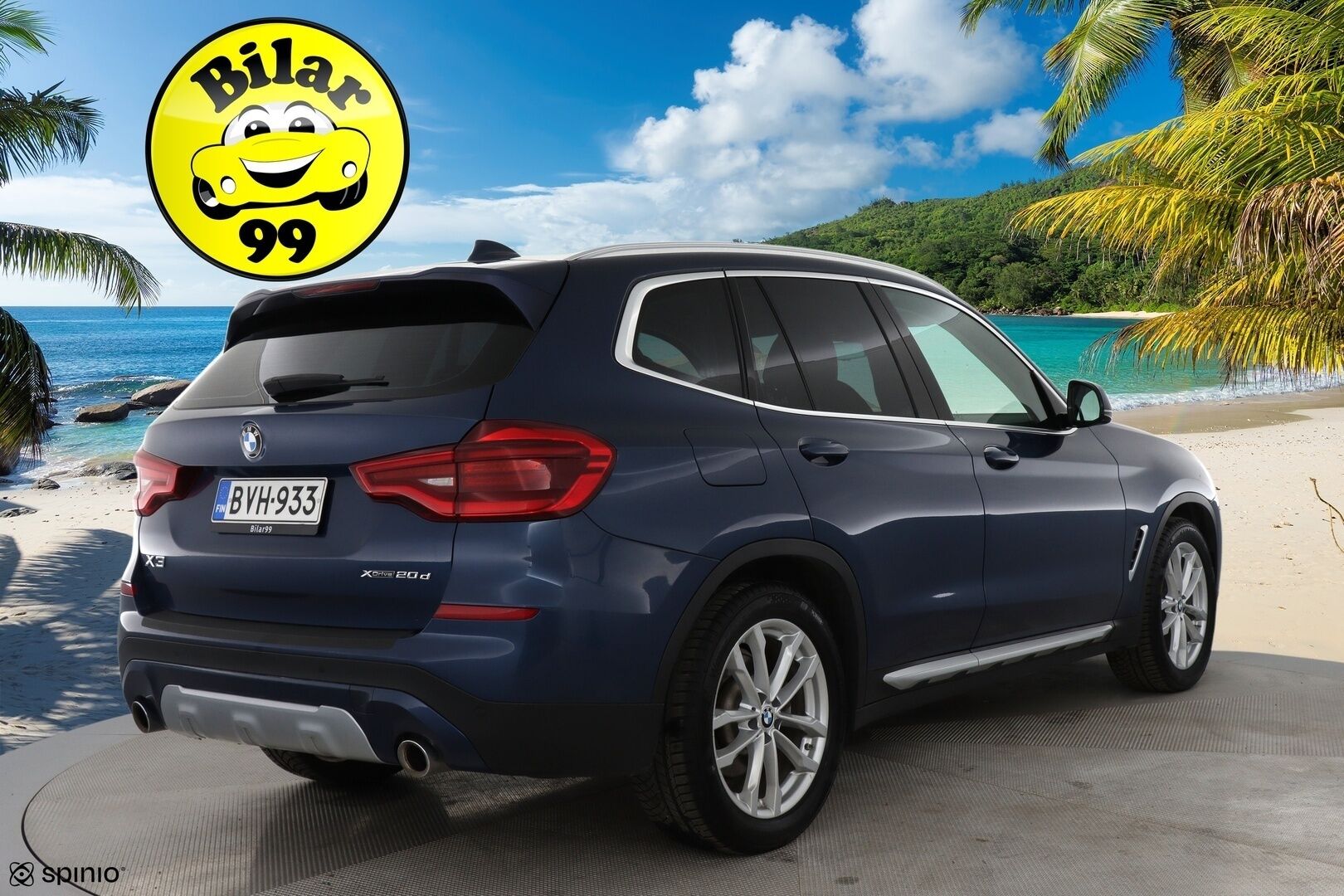 BMW X3 2018 G01 xDrive20d A Business xLine * Suomi-auto / M-Sport sisätilapaketti / Sporttipenkit / Lohkolämmitin * - Upea yksilö / Hyvin huollettu / Kahdet renkaat / Diesel / Harvinainen metalliväri