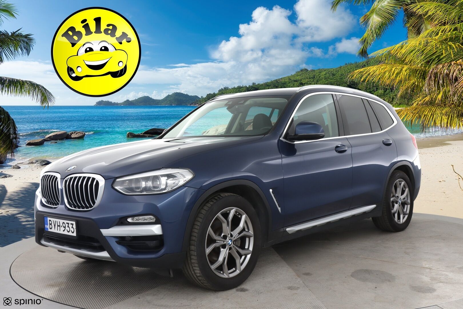 BMW X3 2018 G01 xDrive20d A Business xLine - Suomi-auto / M-Sport sisätilapaketti / Sporttipenkit / Lohkolämmitin / Upea yksilö / Hyvin huollettu / Kahdet renkaat / Harvinainen metalliväri