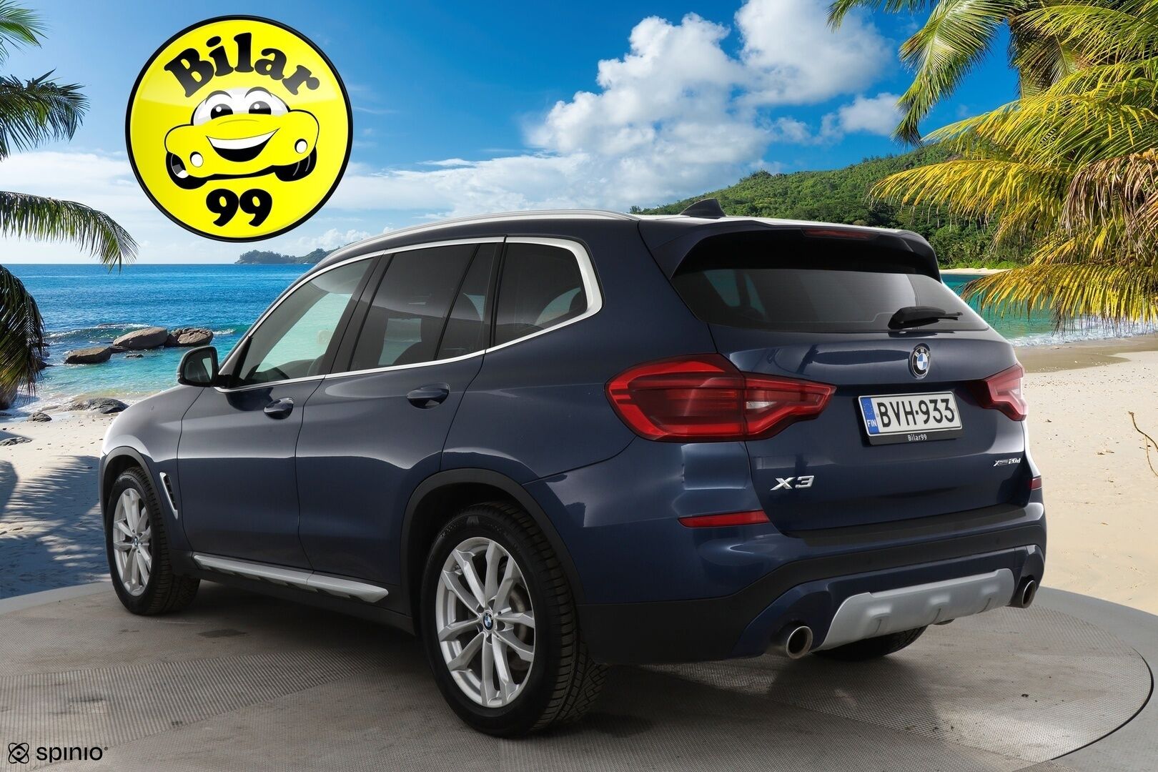 BMW X3 2018 G01 xDrive20d A Business xLine * Suomi-auto / M-Sport sisätilapaketti / Sporttipenkit / Lohkolämmitin * - Upea yksilö / Hyvin huollettu / Kahdet renkaat / Diesel / Harvinainen metalliväri