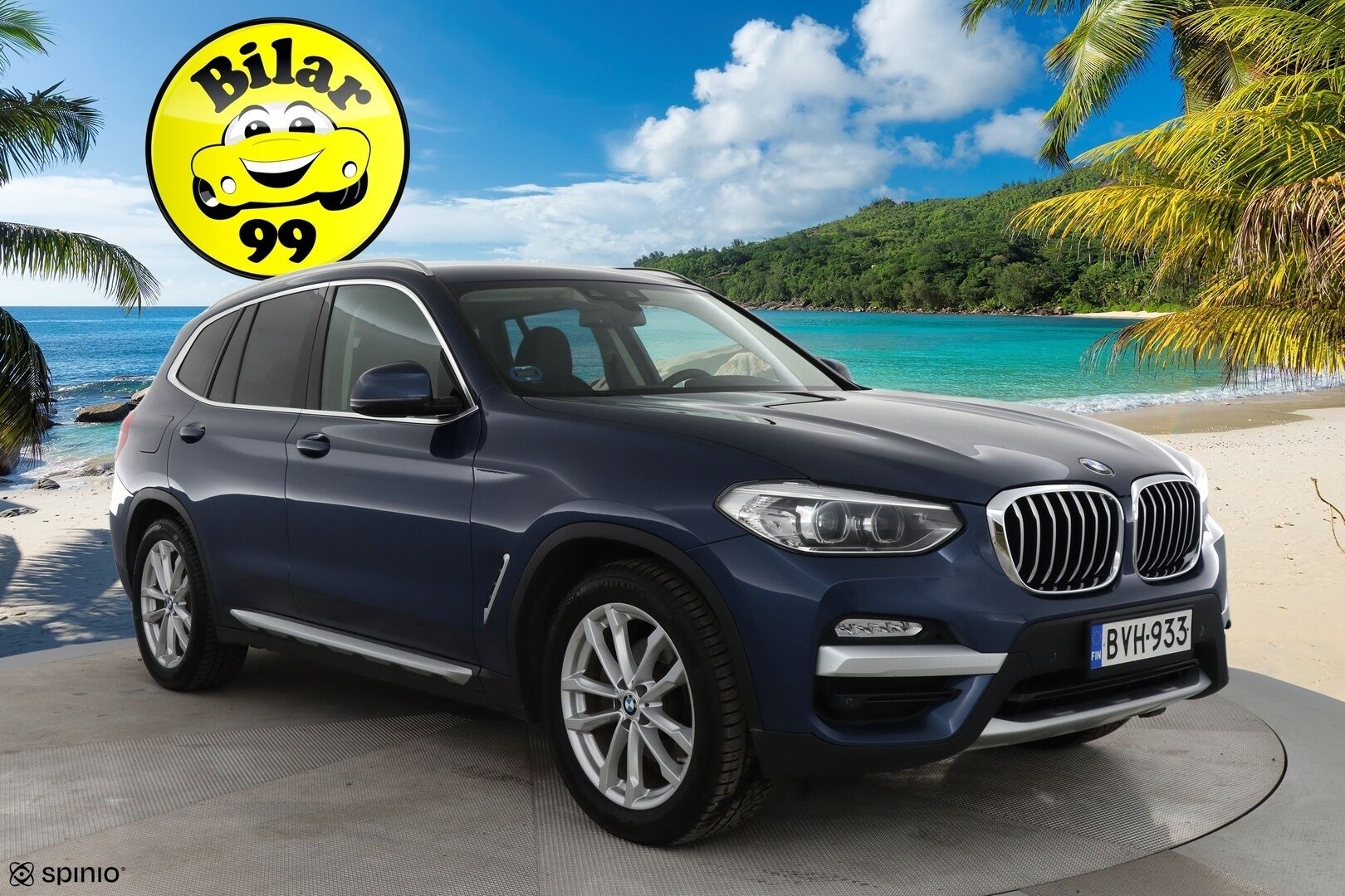 BMW X3 2018 G01 xDrive20d A Business xLine - Suomi-auto / M-Sport sisätilapaketti / Sporttipenkit / Lohkolämmitin / Upea yksilö / Hyvin huollettu / Kahdet renkaat / Harvinainen metalliväri
