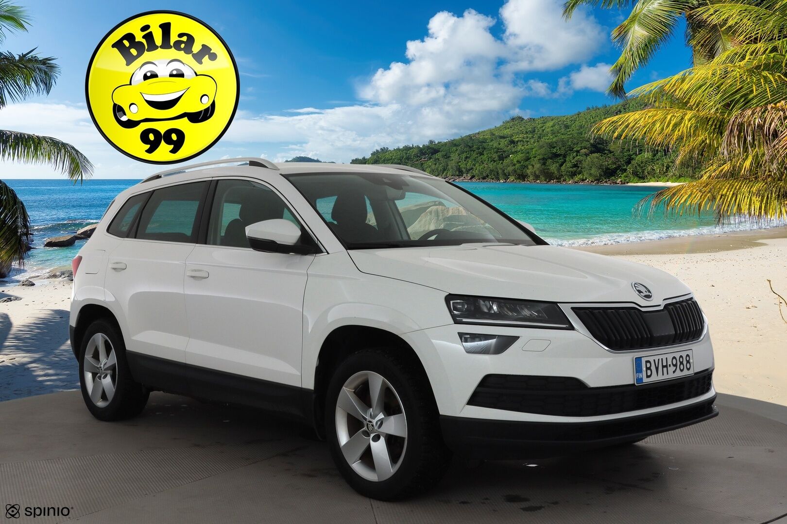 Skoda Karoq 2018 1,5 TSI Style DSG * ACC / Webasto / Koukku / Muistipenkki / P.Kamera / LED / Apple&Android * - 1.Om Suomi-auto / Kahdet Renkaat / Merkkihuollettu - HULLUT AVAJAISHULINAT KORKOTARJOUS 3,29 %