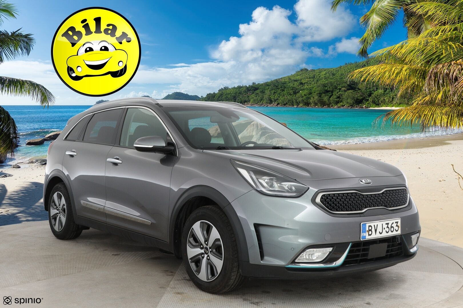 Kia Niro plug-in 2018 1,6 GDI EX DCT - ACC | Lohko | Kaistavahti | Navi | P-kamera | LED | Puolinahkasisusta | Ratinlämmitin | 2x Renkaat | Juuri huollettu | Juuri katsastettu