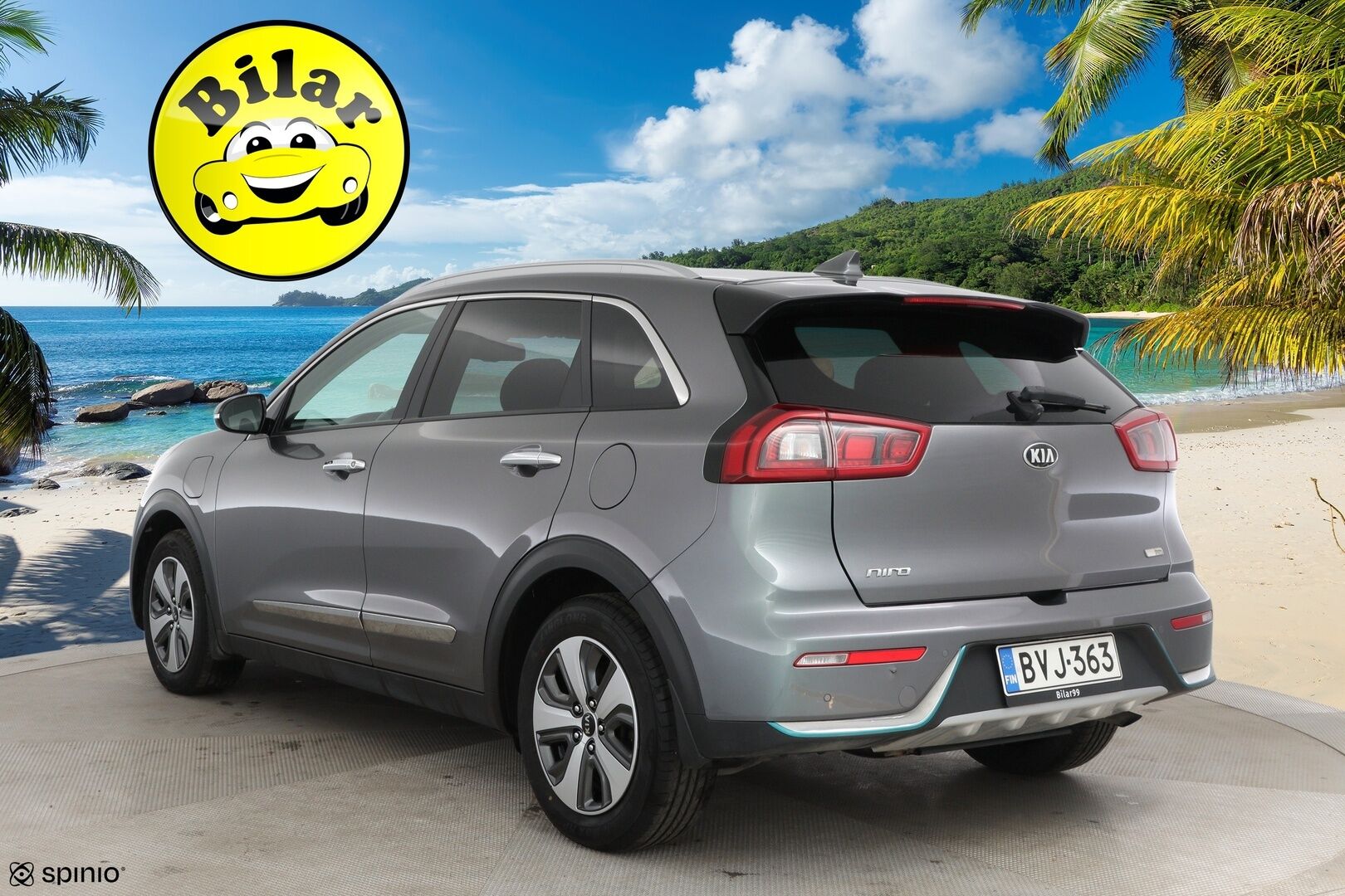 Kia Niro plug-in 2018 1,6 GDI EX DCT - ACC | Lohko | Kaistavahti | Navi | P-kamera | LED | Puolinahkasisusta | Ratinlämmitin | 2x Renkaat | Juuri huollettu | Juuri katsastettu