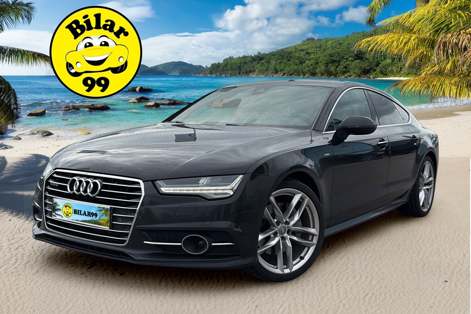 Audi A7 2015 Business Sport 3,0 V6 TDI 200 kW quattro S tronic S Line - ACC | Bose | HUD | Matrix LED | Peruutuskamera | Nahka-Alcantara Muistipenkki | Facelift | Supervarusteet!