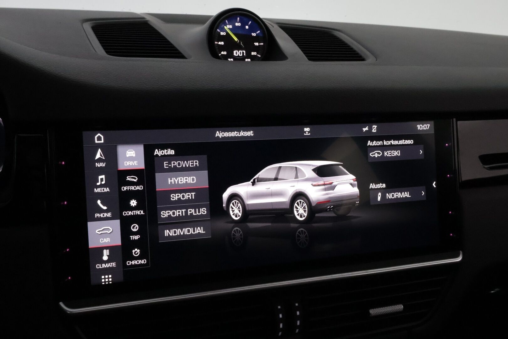 Porsche Cayenne 2019 E-Hybrid * Nahkasisusta / Panoraama / PASM / Peruutuskamera / HiFi / Sport Chrono / Suomiauto! - Navigointi / Juuri tullut Tampereelle!