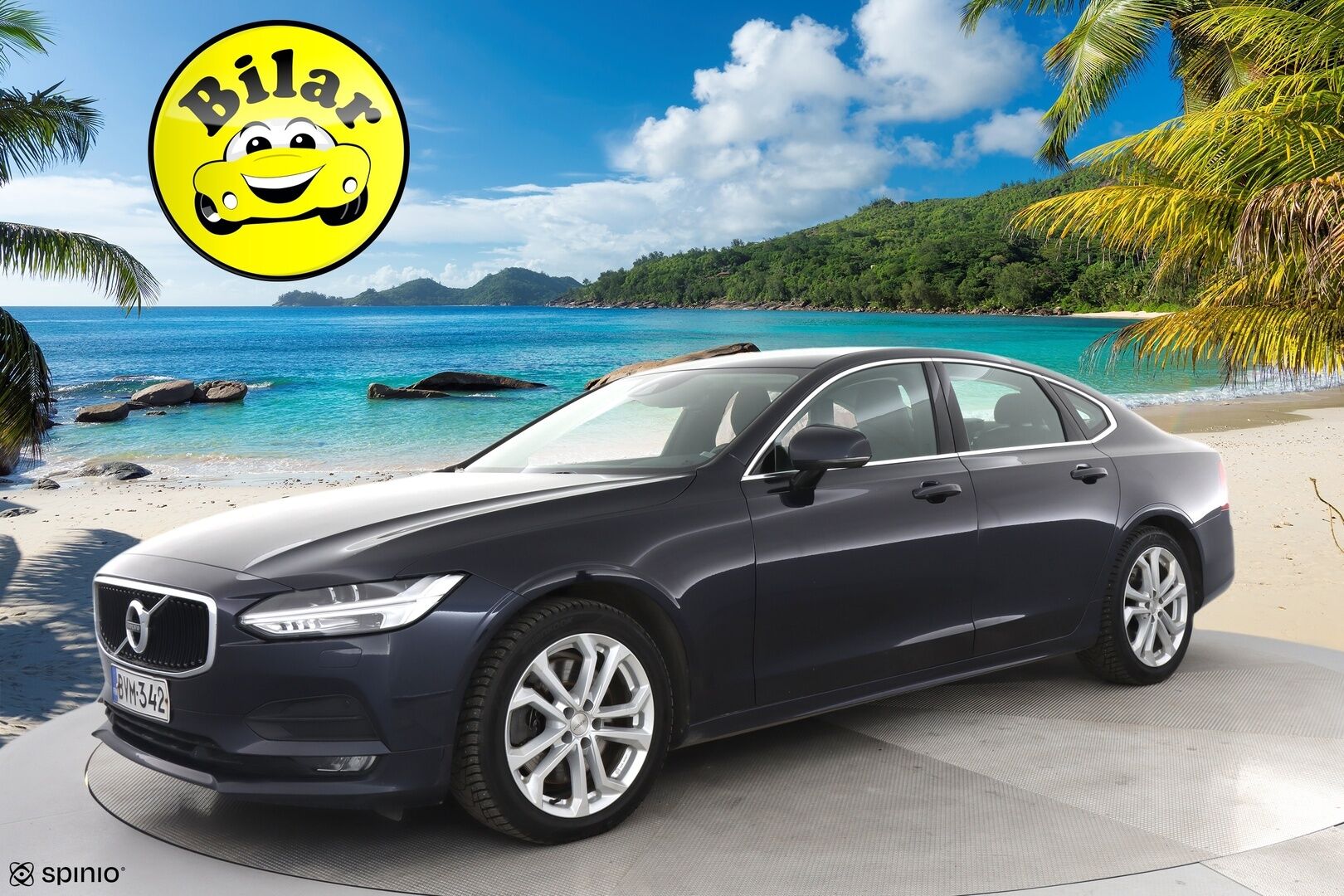 Volvo S90 2019 D5 AWD Momentum aut - ACC | Webasto | Bluetooth | P. kamera | Navi | Ratinlämmitin | Tutkat |Jakohihna tehty ! | Suomi-auto | 2-omisteinen