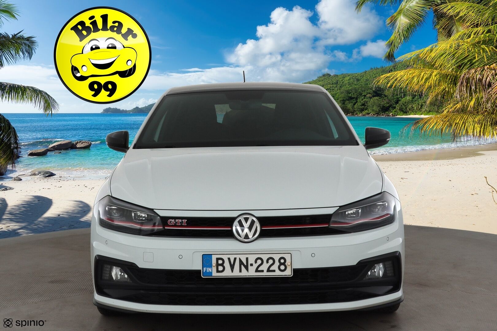 Volkswagen Polo 2019 GTI 2,0 TSI 147 kW (200 hv) DSG * ACC / P.Kamera / Beats äänentoisto / Keyless / Navi * - Suomi-auto / Kahdet renkaat