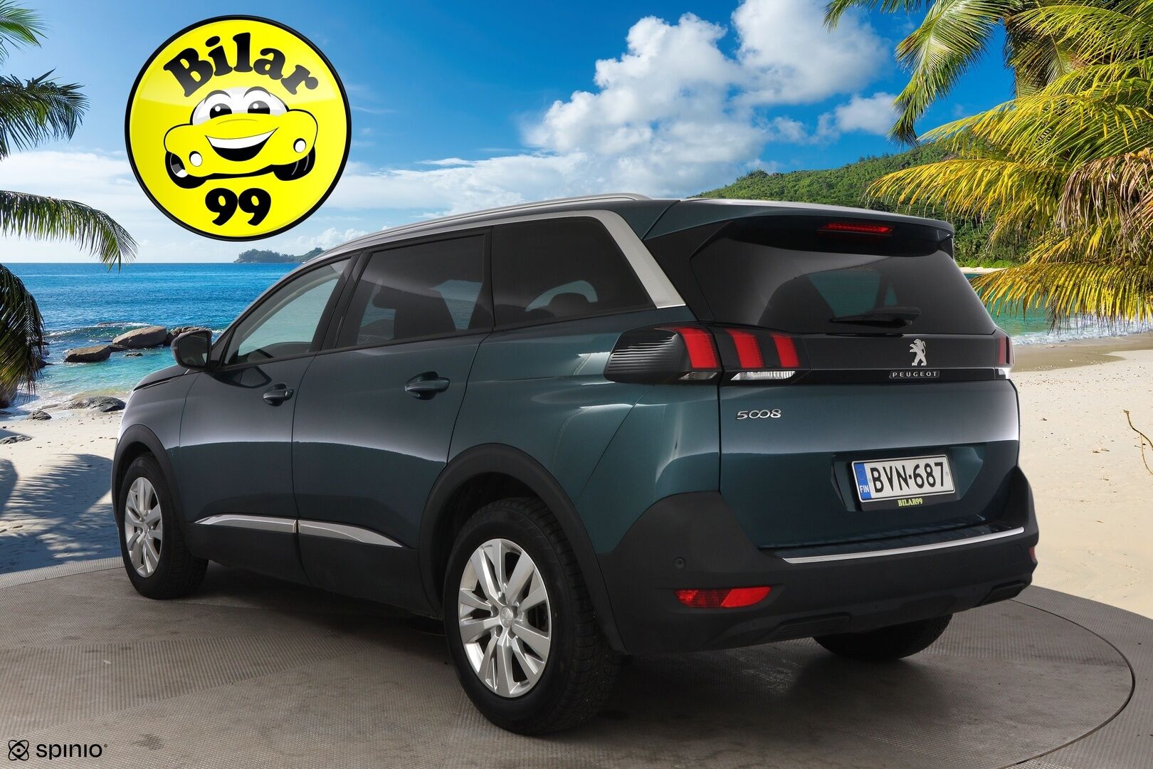 Peugeot 5008 2019 Allure BlueHDi 130 EAT8-automaatti *Lohko / Vakkari / Puolinahat Muistilla / LED / P-Tutkat / Kaistavahti* - *2x renkaat / Siisti maalipinta / Hieno yksilö* - HULLUT JOULUT KORKOTARJOUS 2,49% 