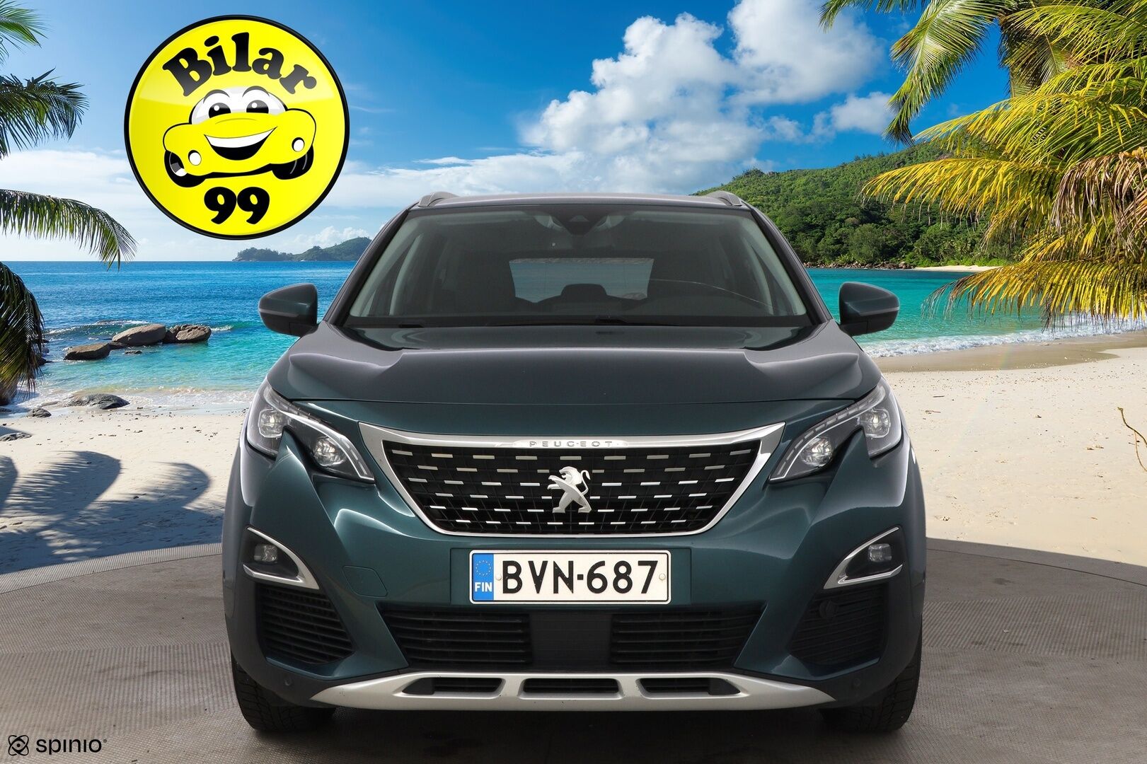 Peugeot 5008 2019 Allure BlueHDi 130 EAT8-aut. *Lohko / Vakkari / Puolinahat Muistilla / LED / P-Tutkat / Kaistavahti* -  2x renkaat / Siisti maalipinta / Hieno yksilö