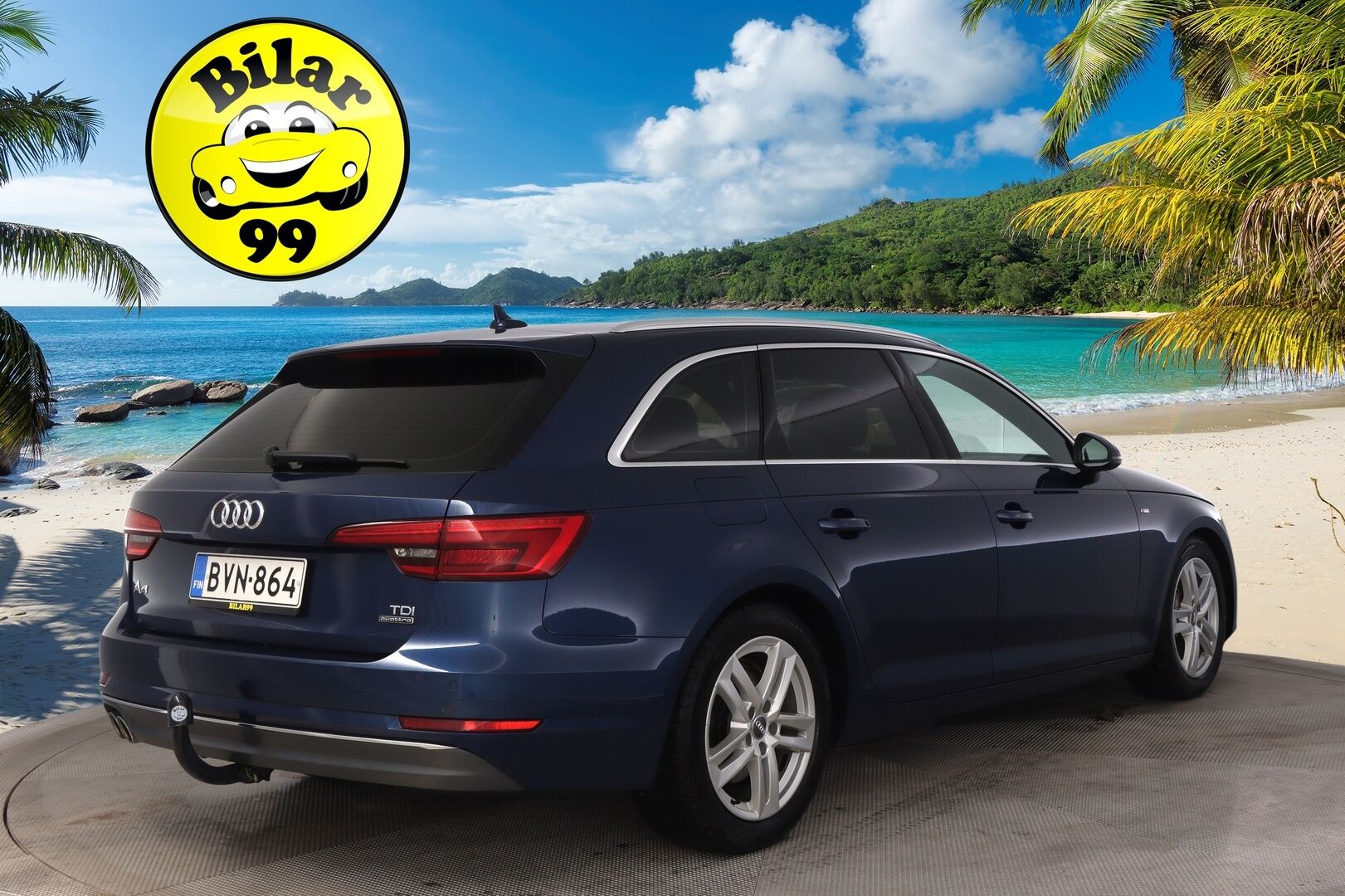 Audi A4 2017 Avant Business 2,0 TDI 140 kW quattro *S-line / Acc / Sporttipenkit / S-luukku / Koukku - Kahdet renkaat vanteilla / Mustasisäkatto / Juuri saapunut 