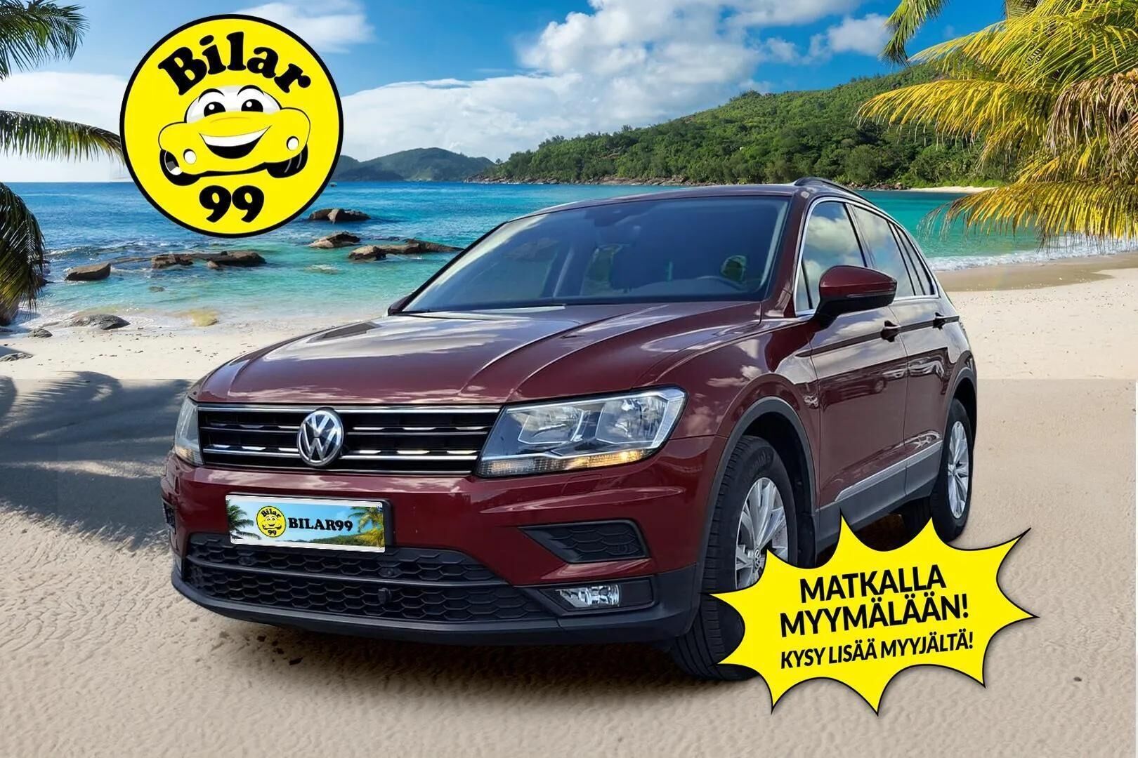 Volkswagen Tiguan 2019 Comfortline 1,5 TSI EVO 110 kW (150 hv) DSG-automaatti - | Suomi-auto | Carplay | Vakkari | P-tutkat | Kahdet renkaat | Keyless |